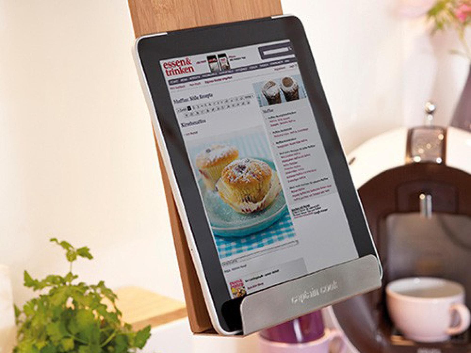 iPadhalter zum Kochen