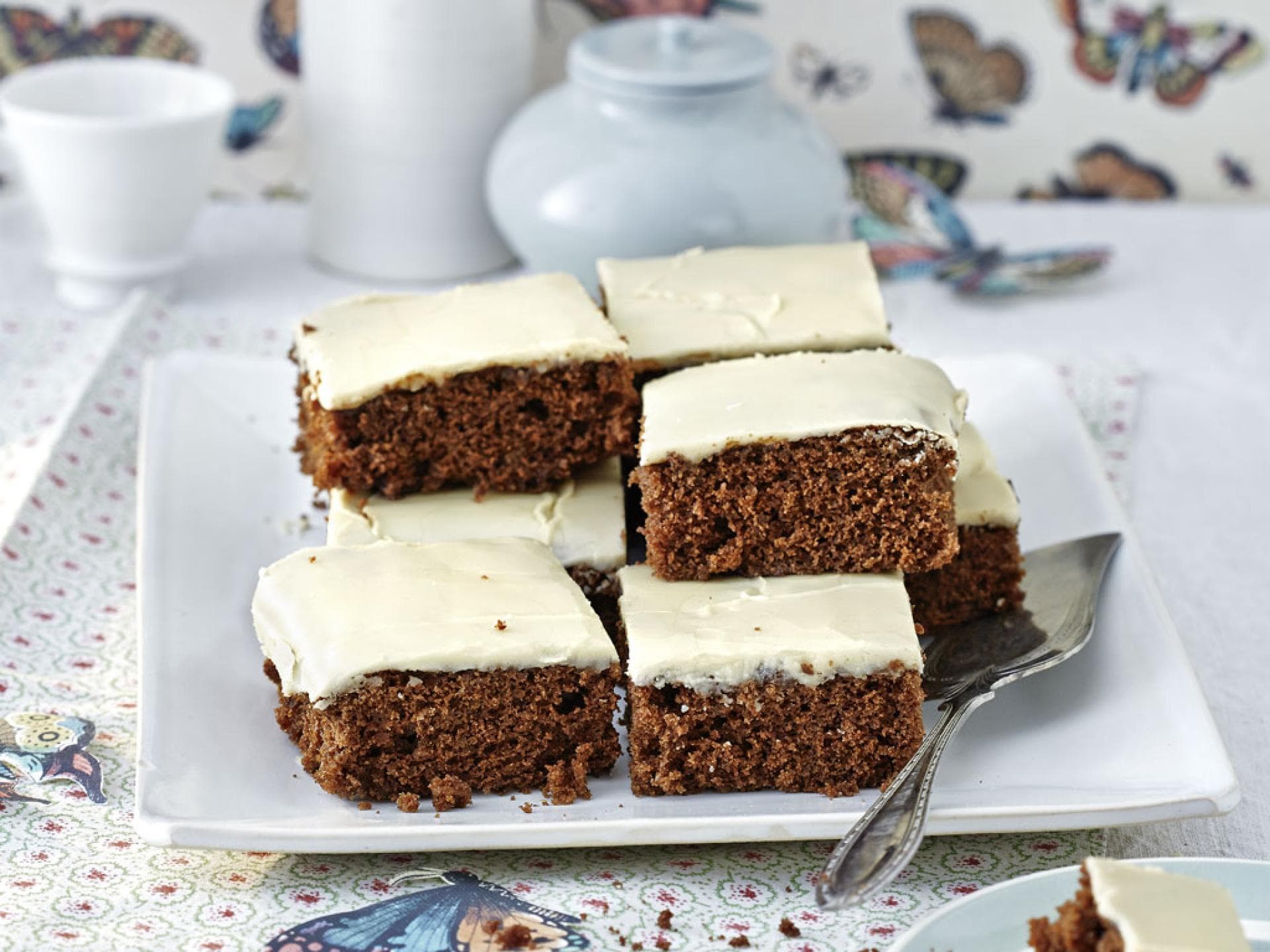 Kaffeekuchen mit Zuckerguss Kaffeekuchen mit Zuckerguss