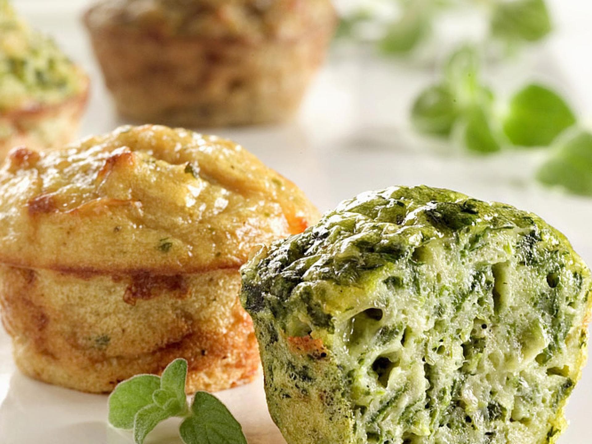 Laktosefreie Kräutermuffins  - das Rezept finden Sie hier