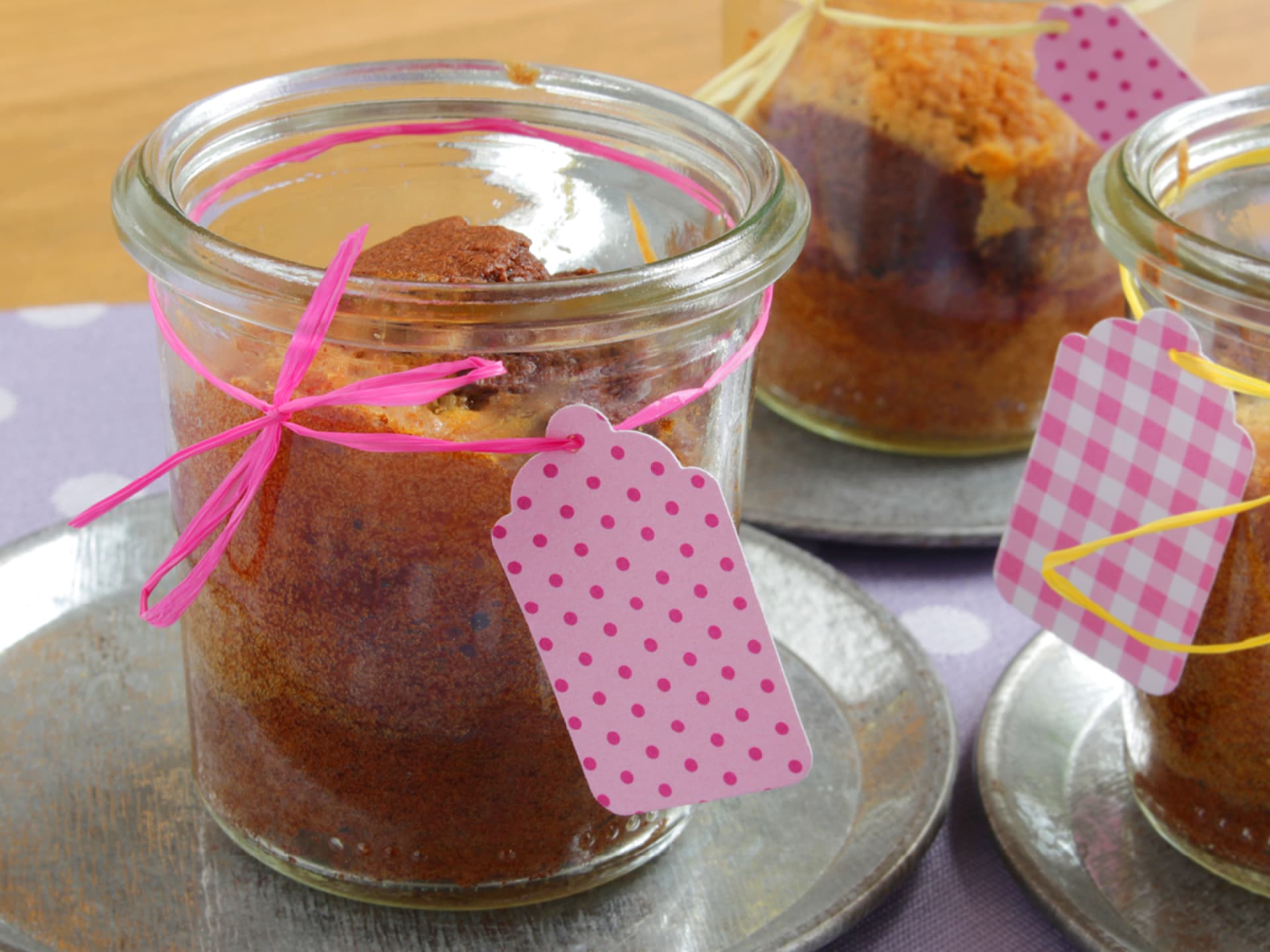 Kuchen im Glas