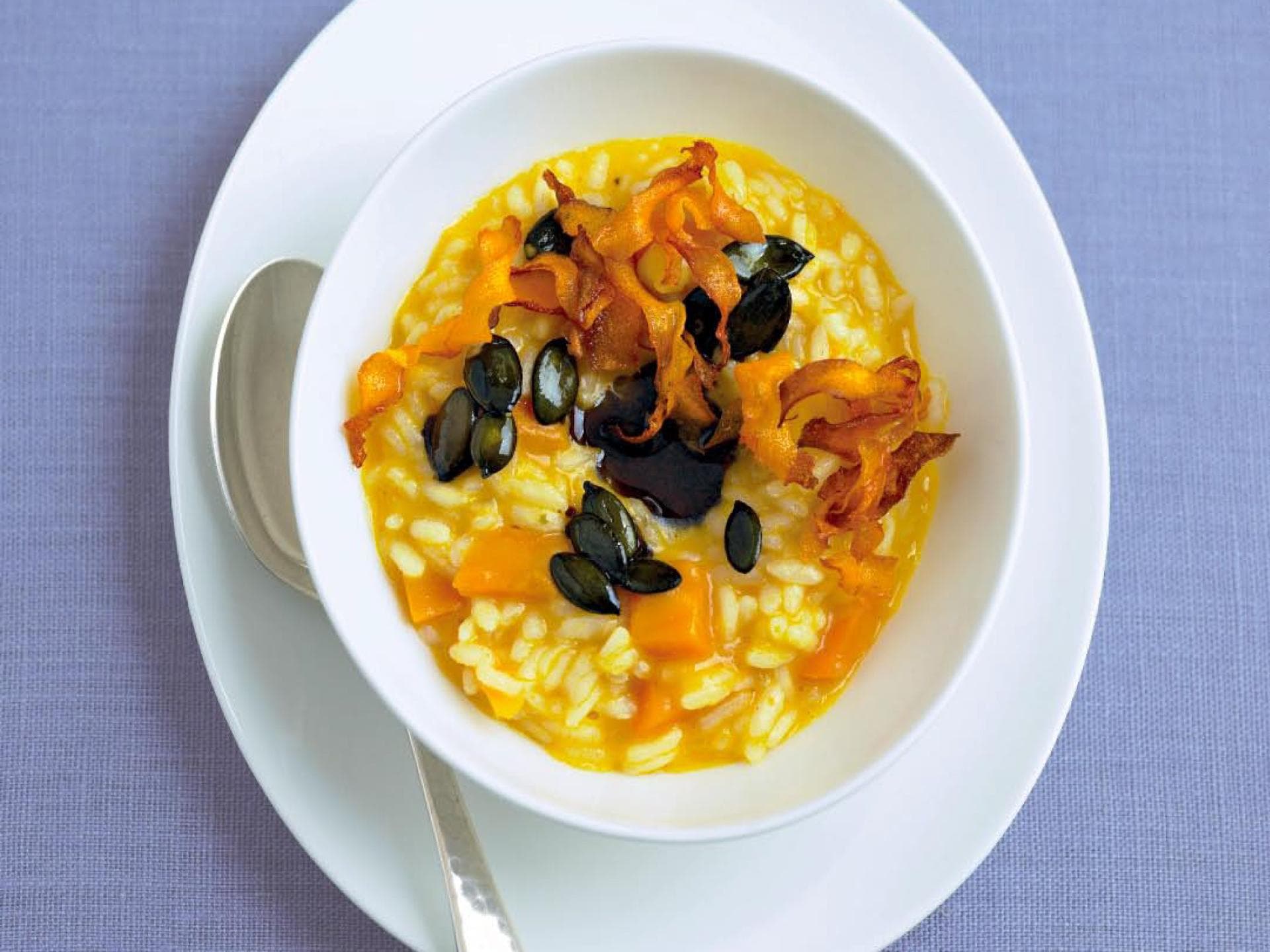 Kürbisrisotto von Cornelia Poletto.