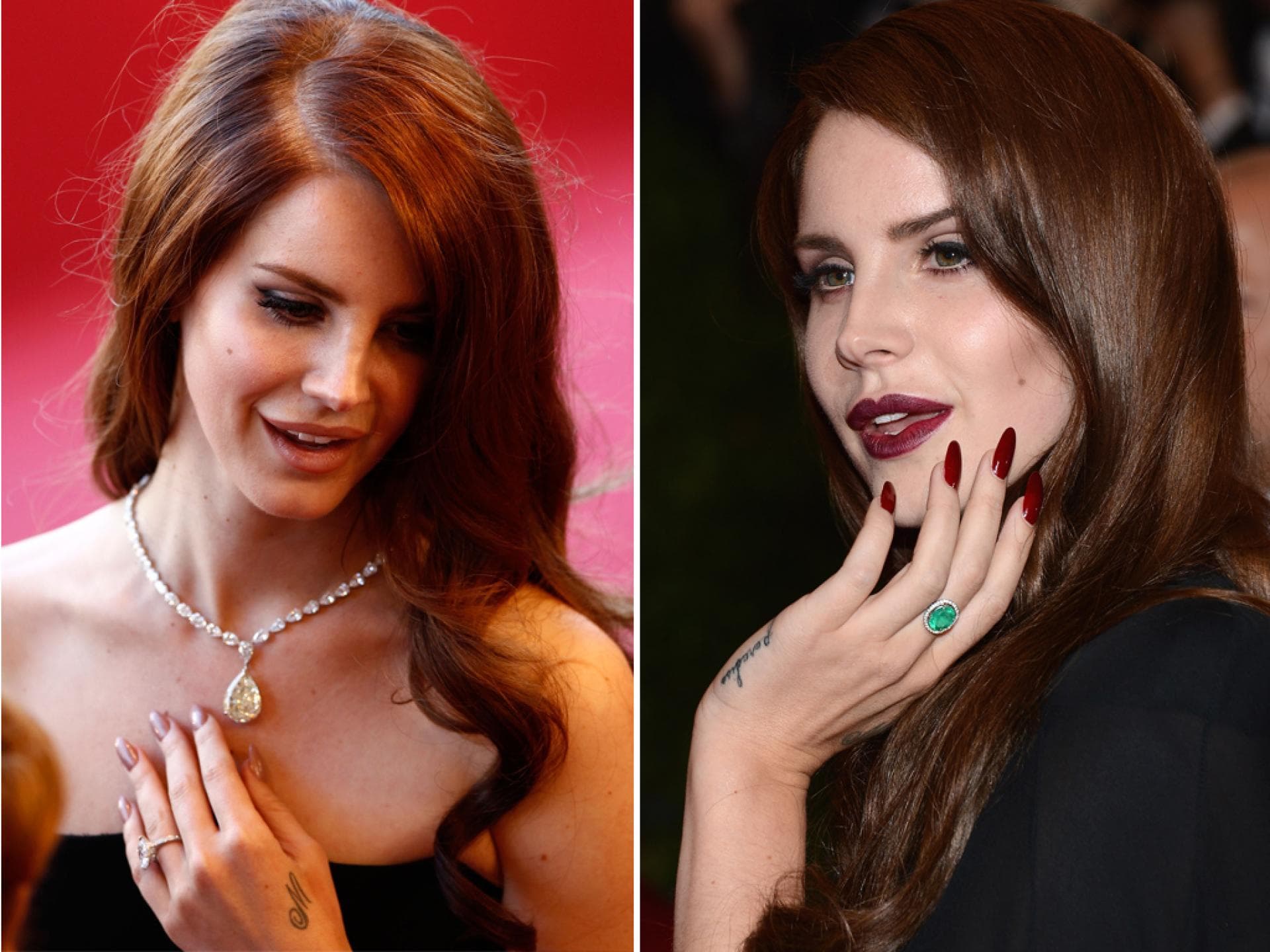 Lana Del Ray tattoo Lana Del Ray mit tattoo