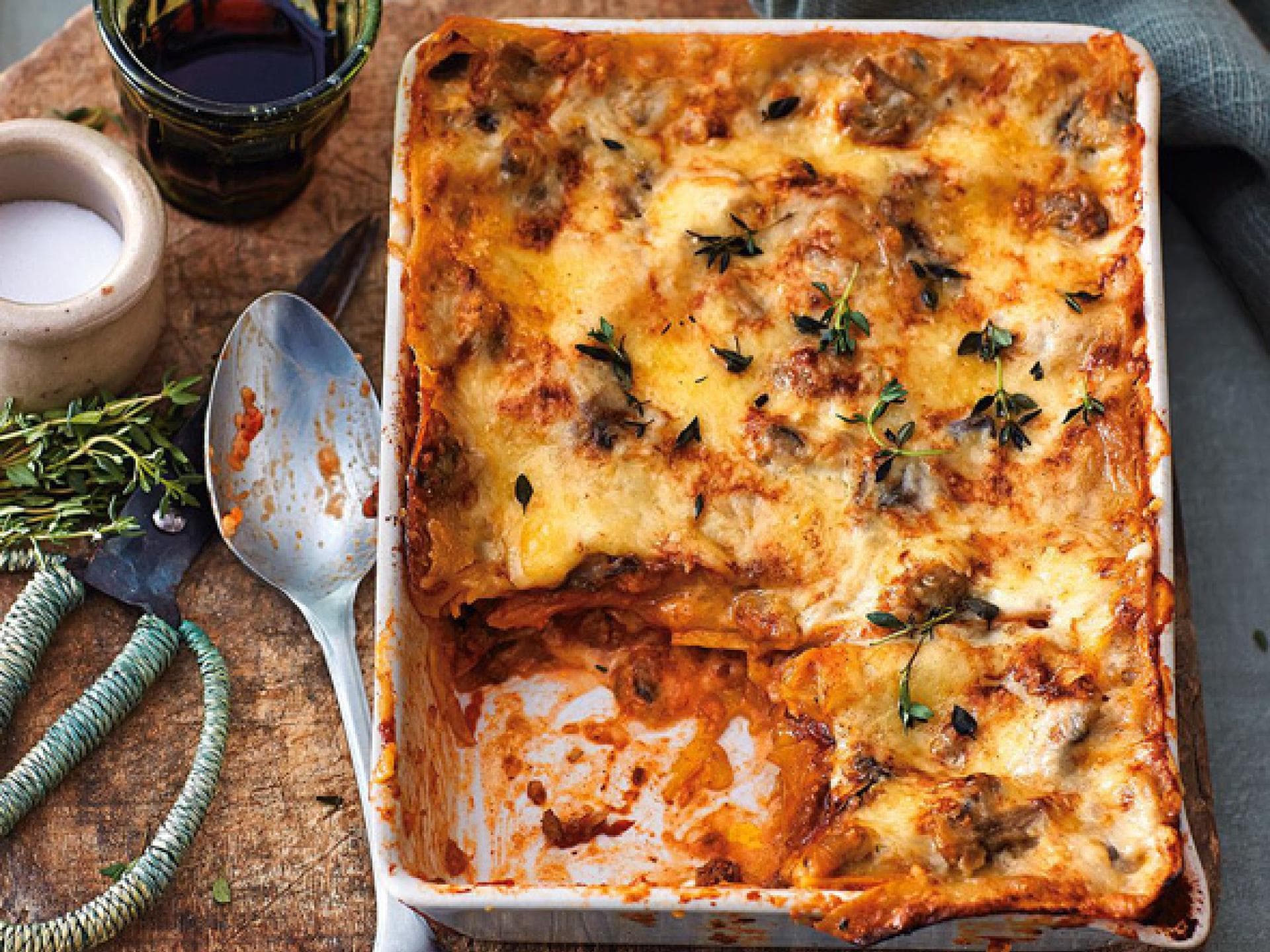 Lasagne in Auflaufforn Lasagne in Auflaufforn