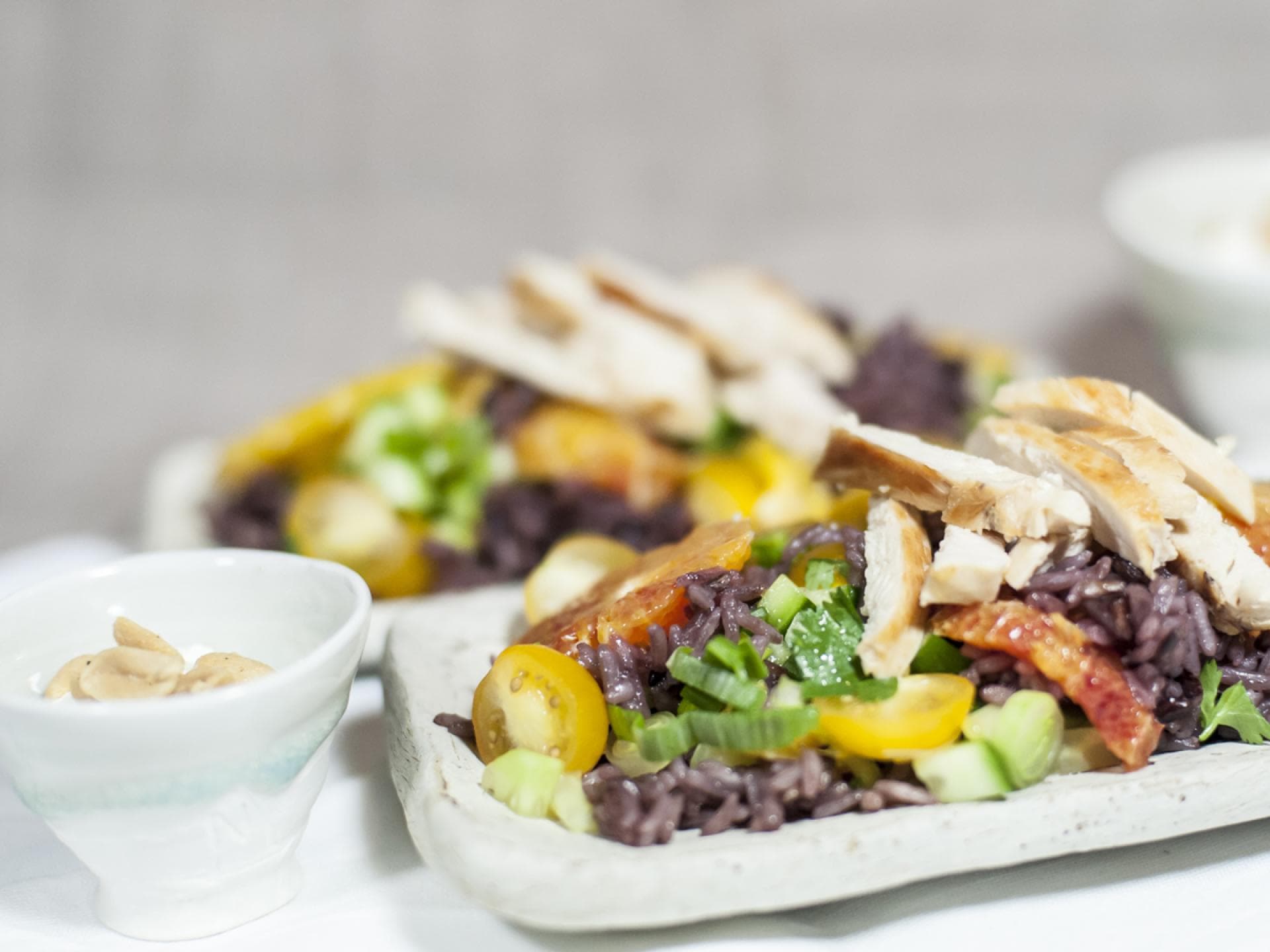 Lauwarmer Orangen Reissalat - Rezept aus dem Foodblog von youarehungry.com