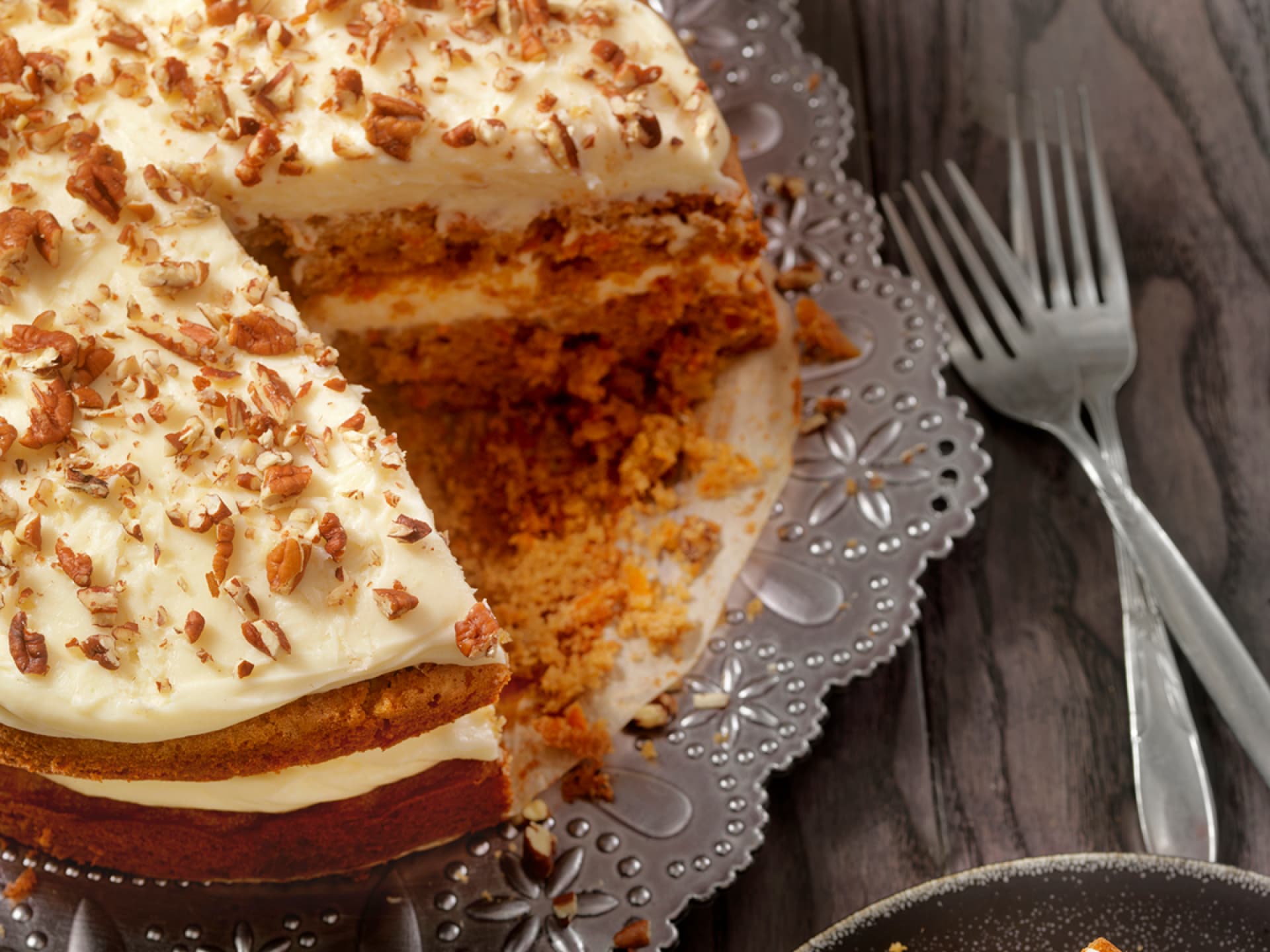 Lebkuchentorte Weihnachtliche Lebkuchentorte mit Sahne-Creme