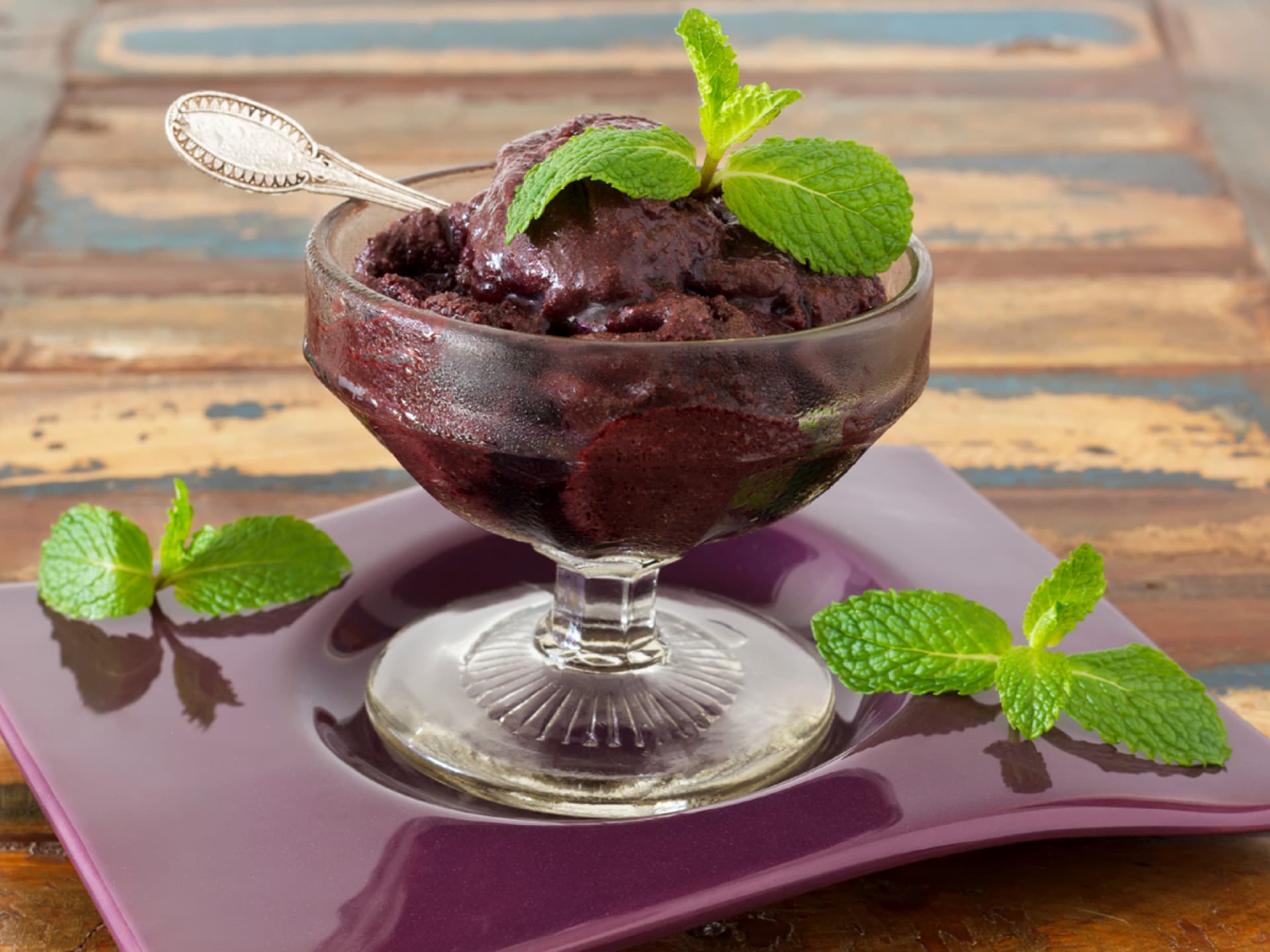 Gesundes Acai-Eis