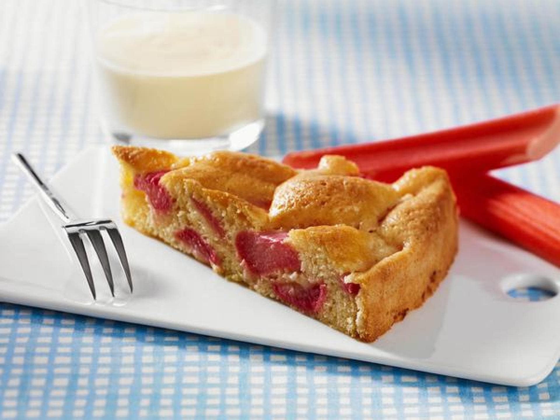 Leckerer Rhabarberkuchen