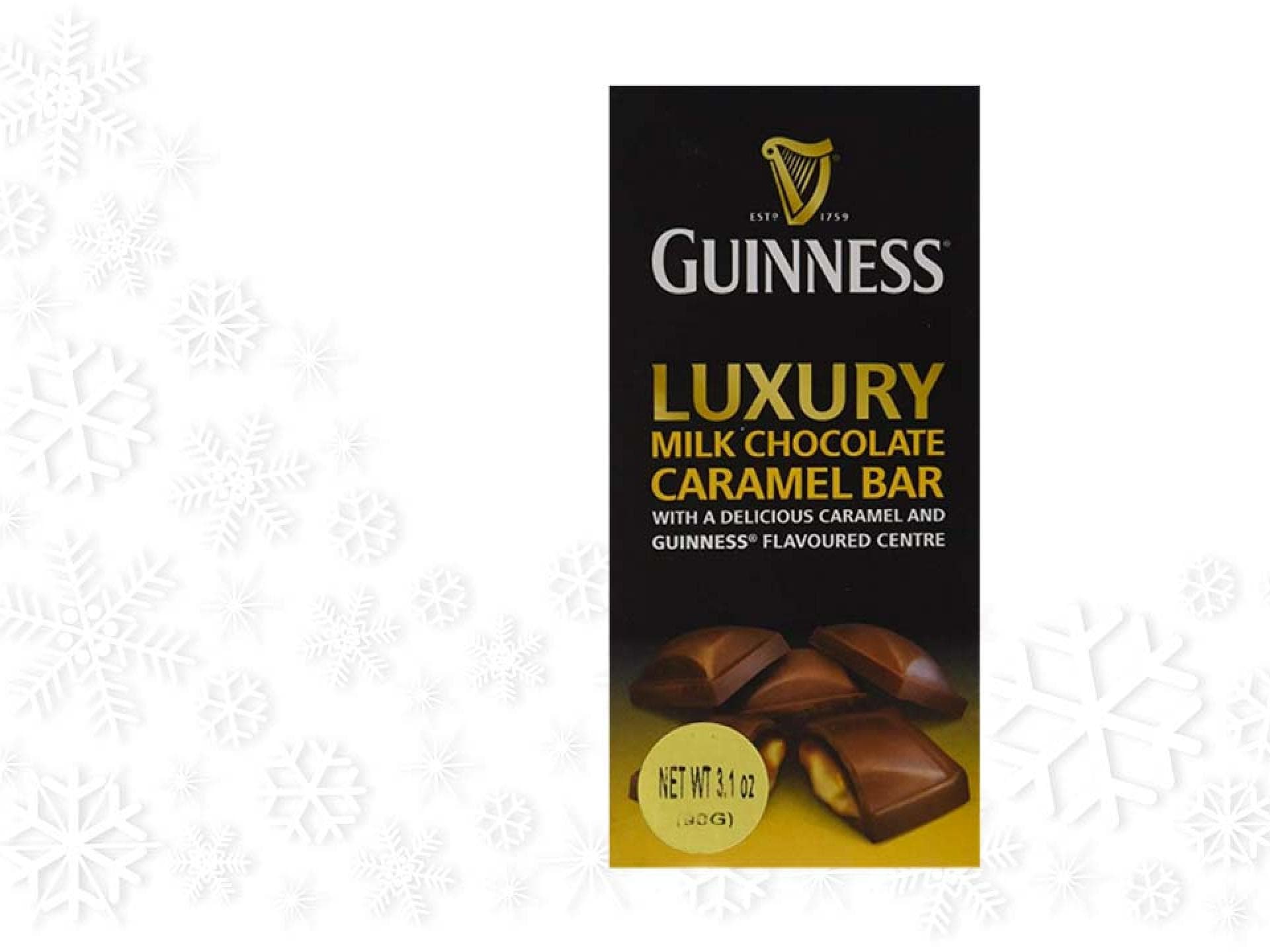 Weihnachtsgeschenke bis 10 Euro Guinness Schokolade