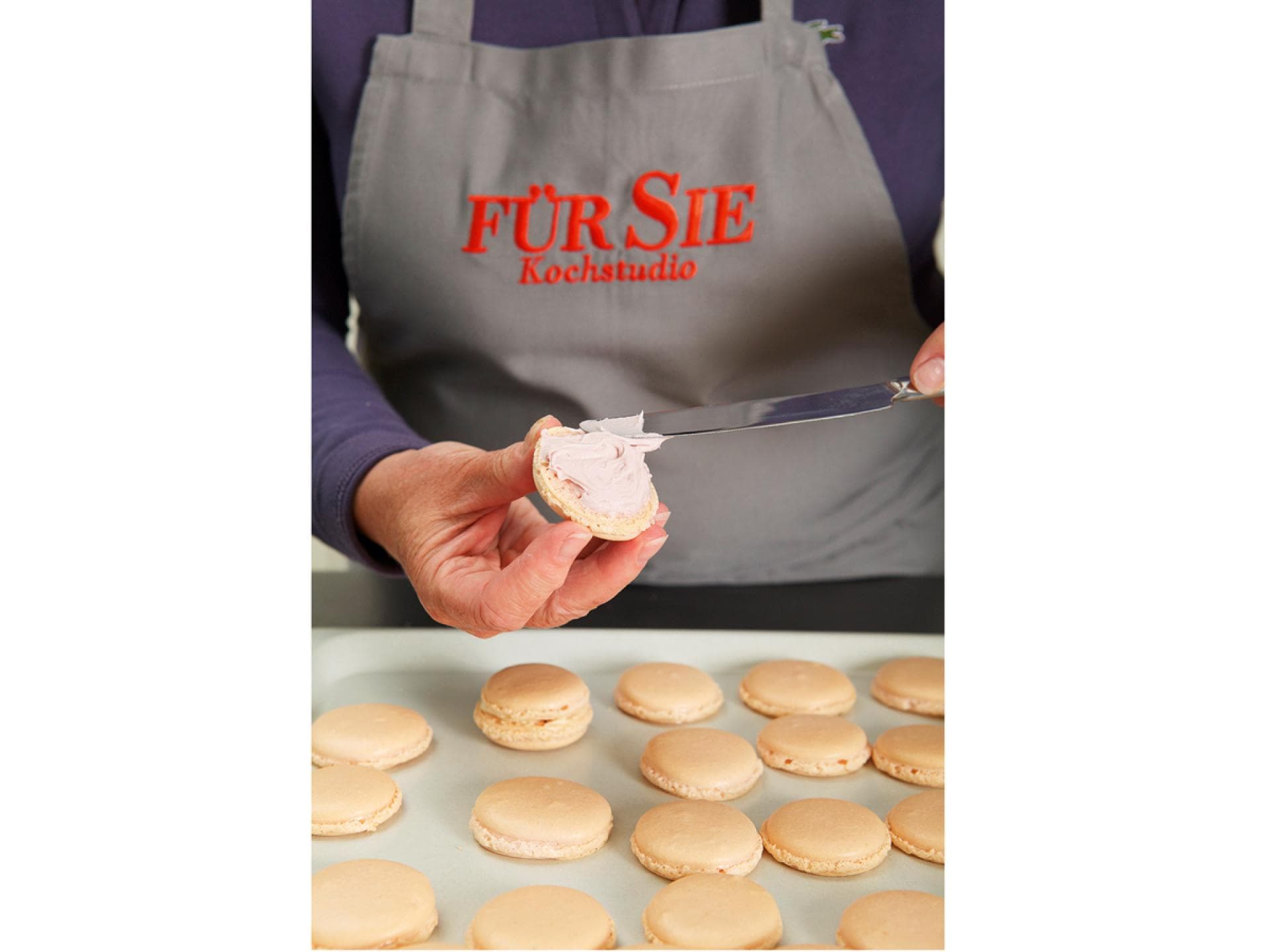 Macarons Kerstin Goirrn backt