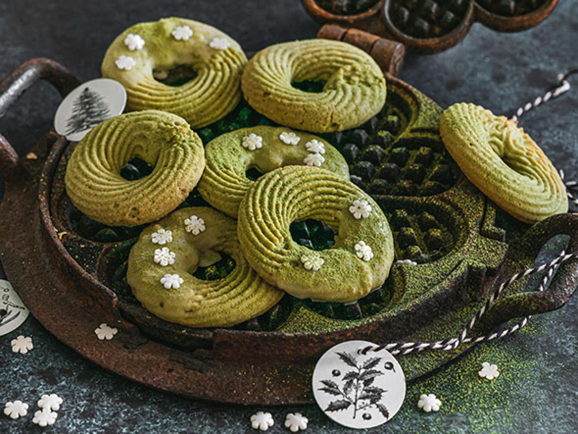 Matcha-Kringel
