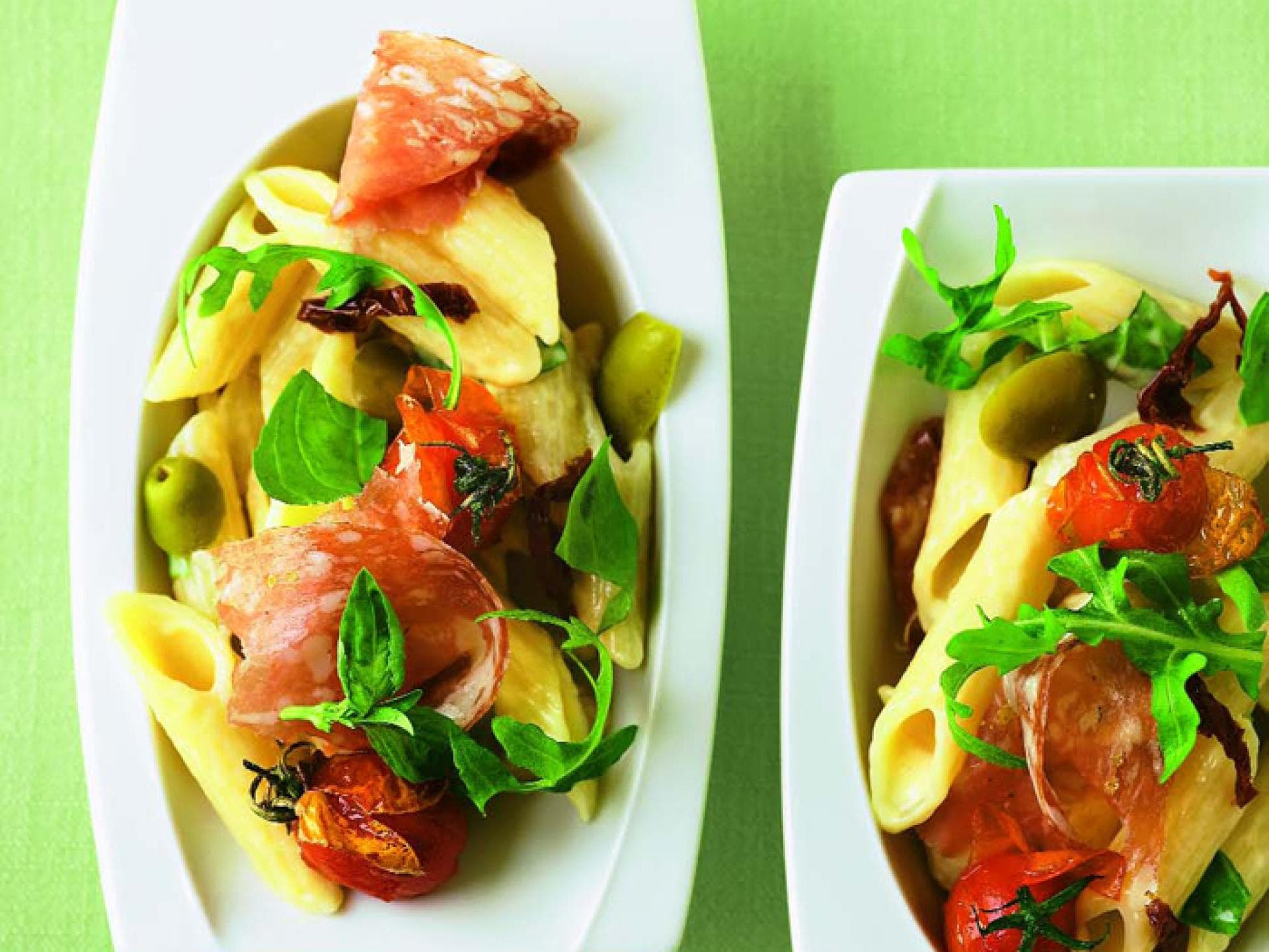 Nudelsalat mit Fenchelsalami