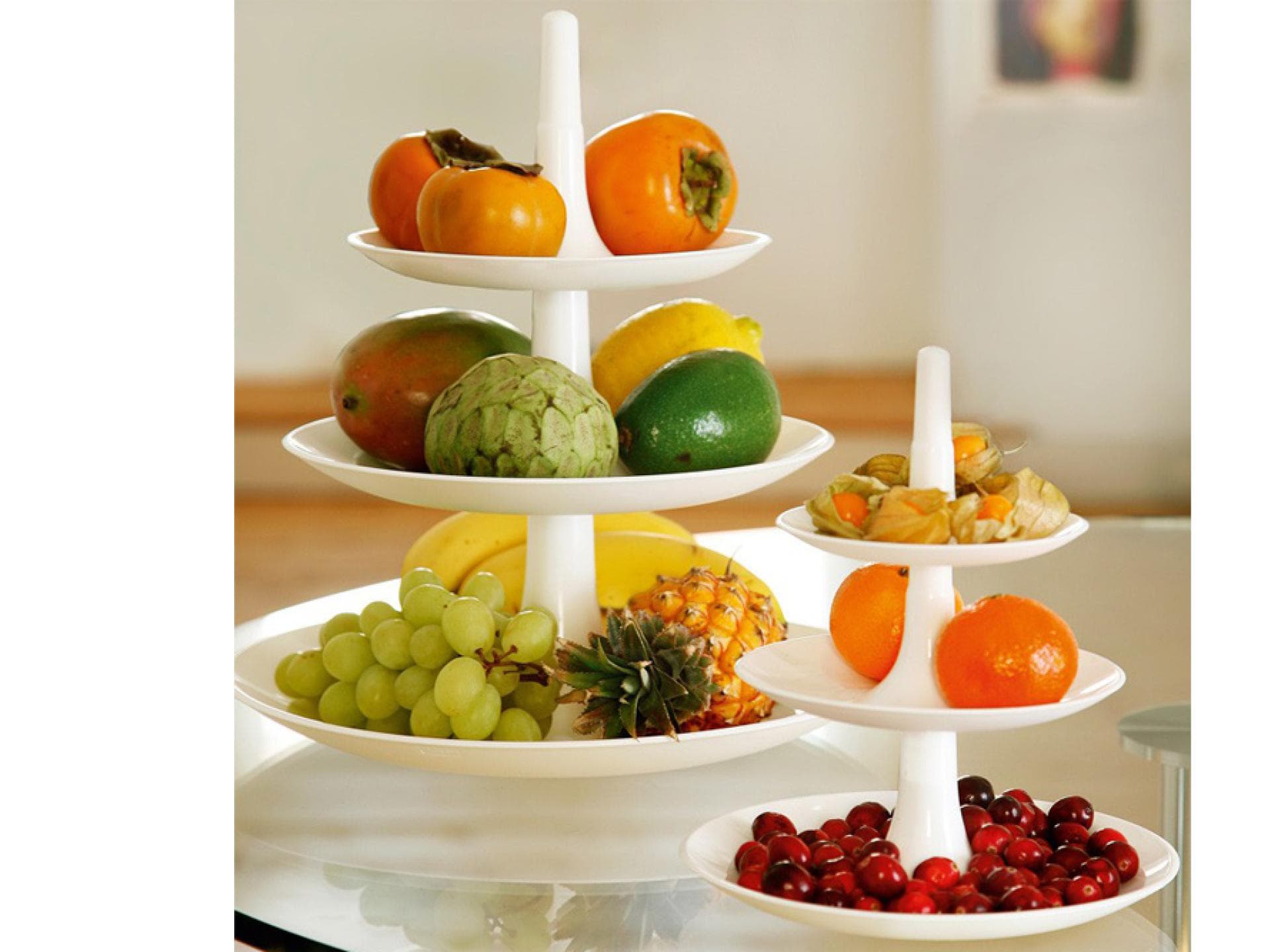 Obst-Etagere Obst-Etagere