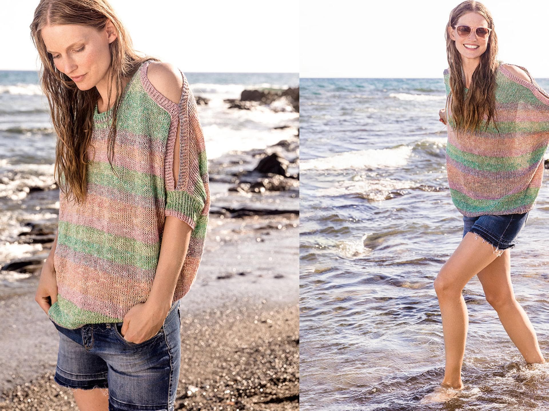 Strickanleitung Open Shoulder Pulli Strickanleitung Open Shoulder Pulli
