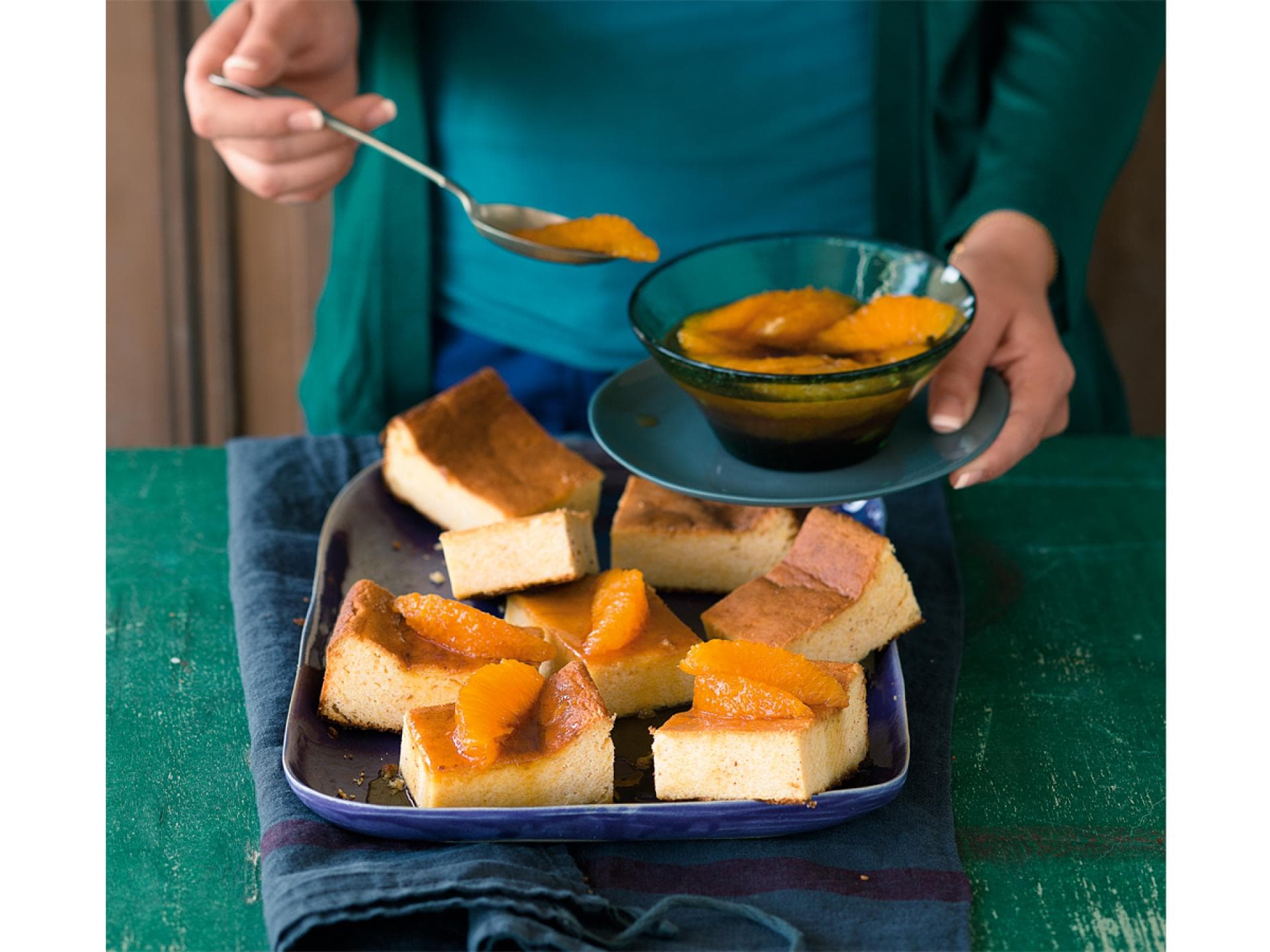 Orangen Quark Schnitten Orangen Quark Schnitten