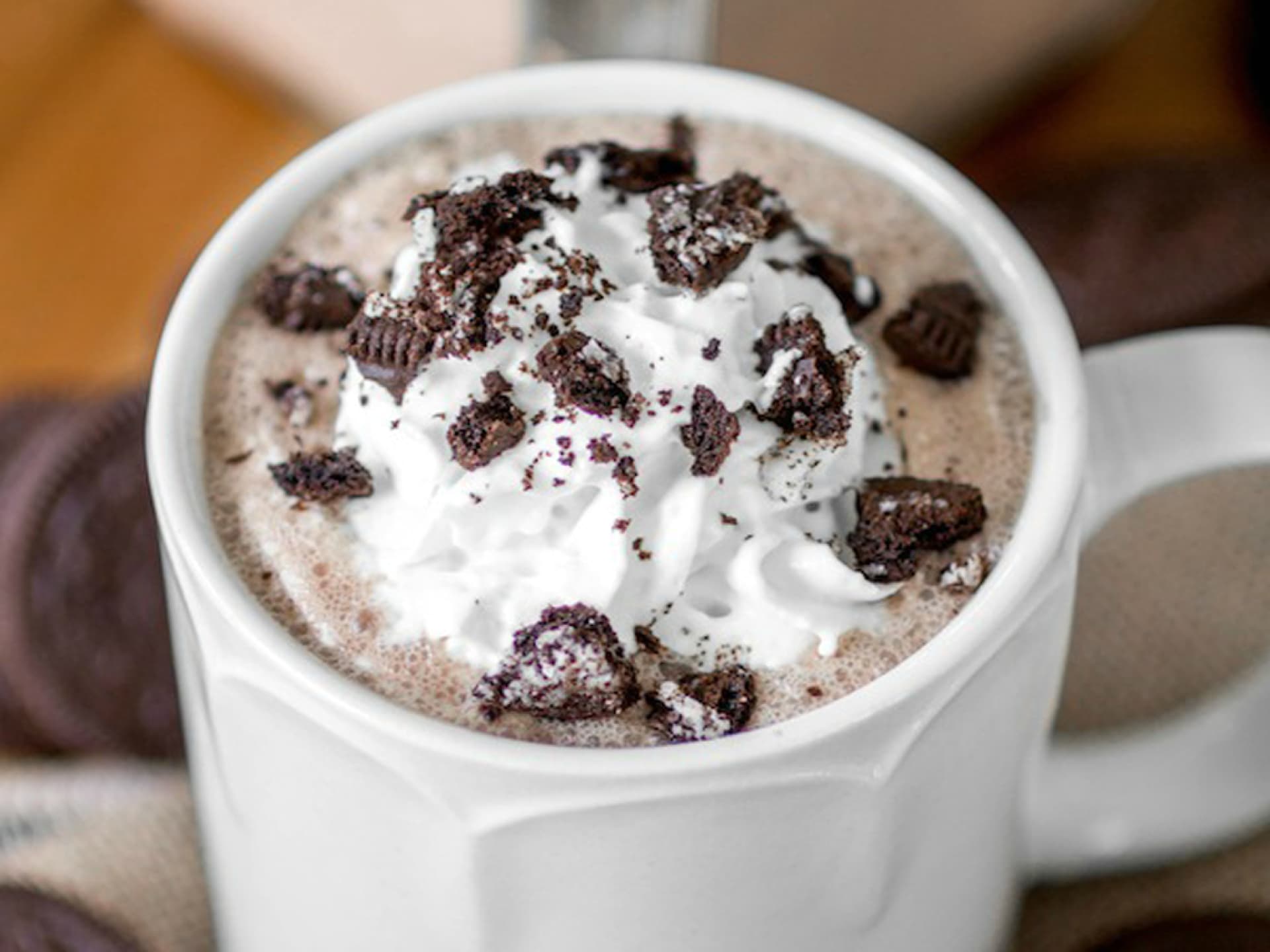Cookies and Cream Hot Chocolate