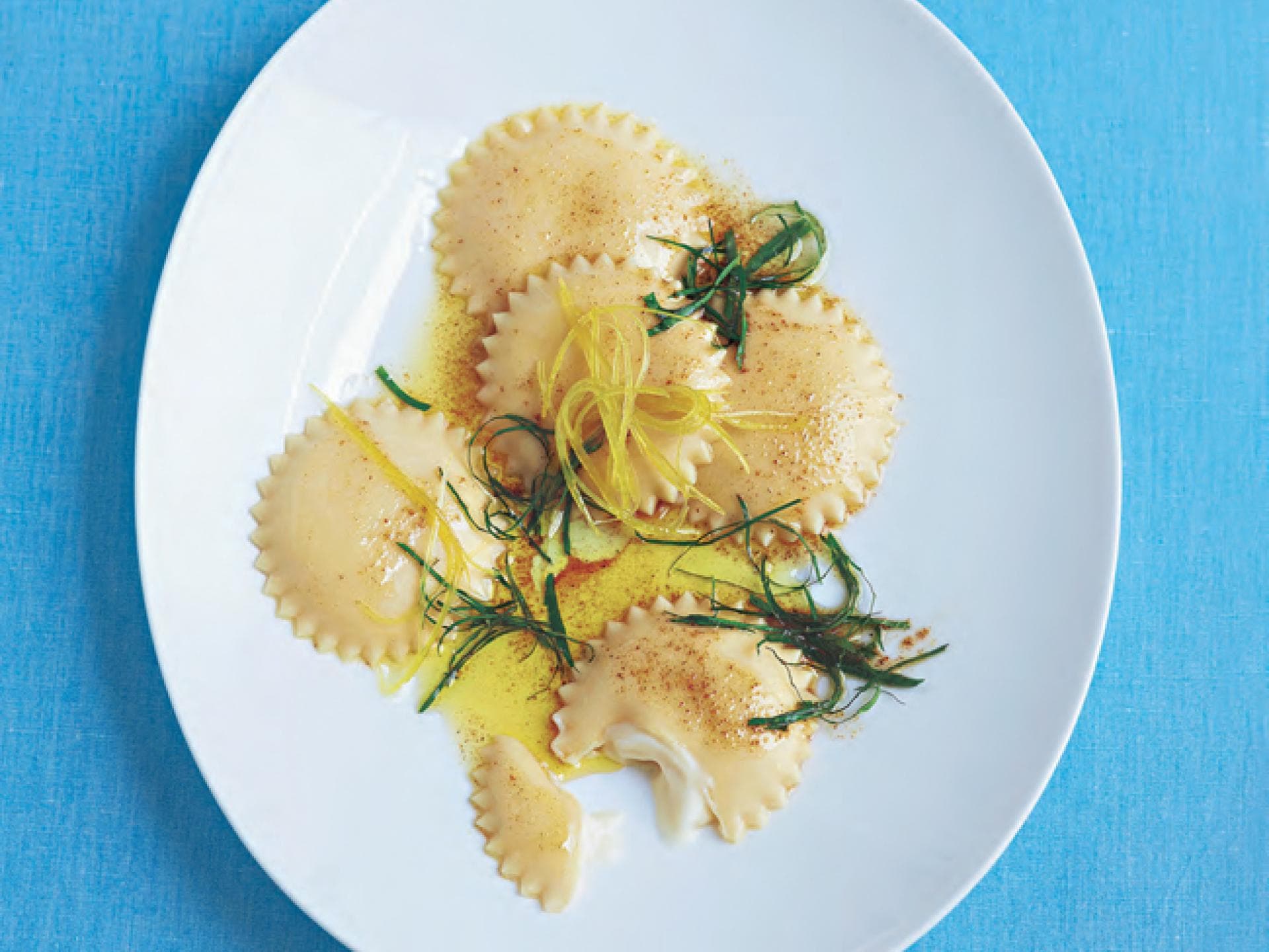 Parmesan-Ravioli von Cornelia Poletto Parmesan-Ravioli von Cornelia Poletto