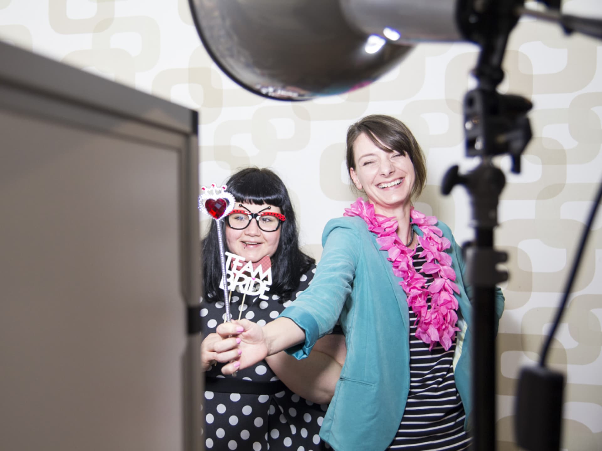 Die Fotobox "Photochimp" sorge für jede Menge Spaß Die Fotobox "Photochimp" sorge für jede Menge Spaß