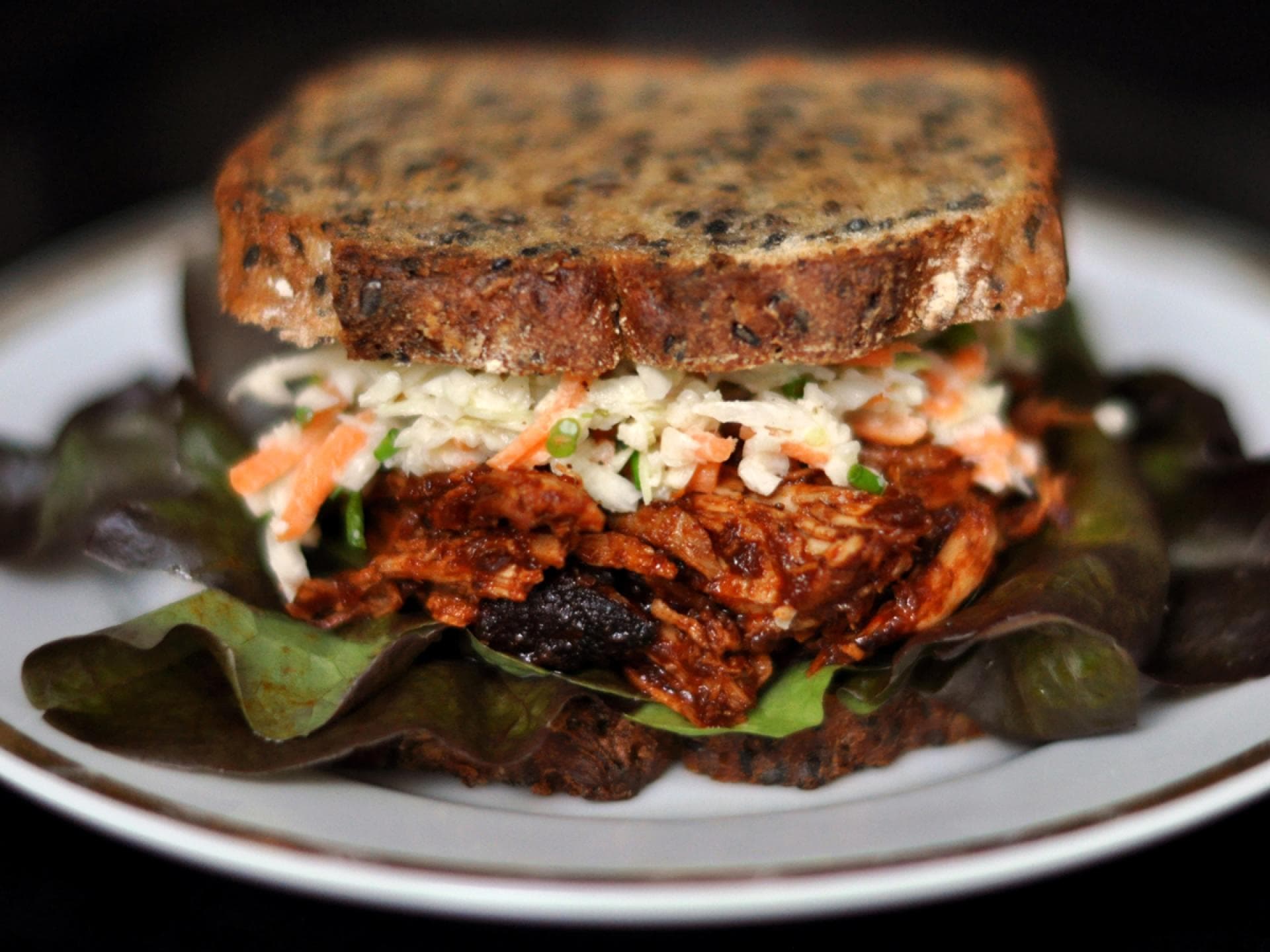 Pulledpork Sandwich von der Foodbloggerin Berliner Küche 