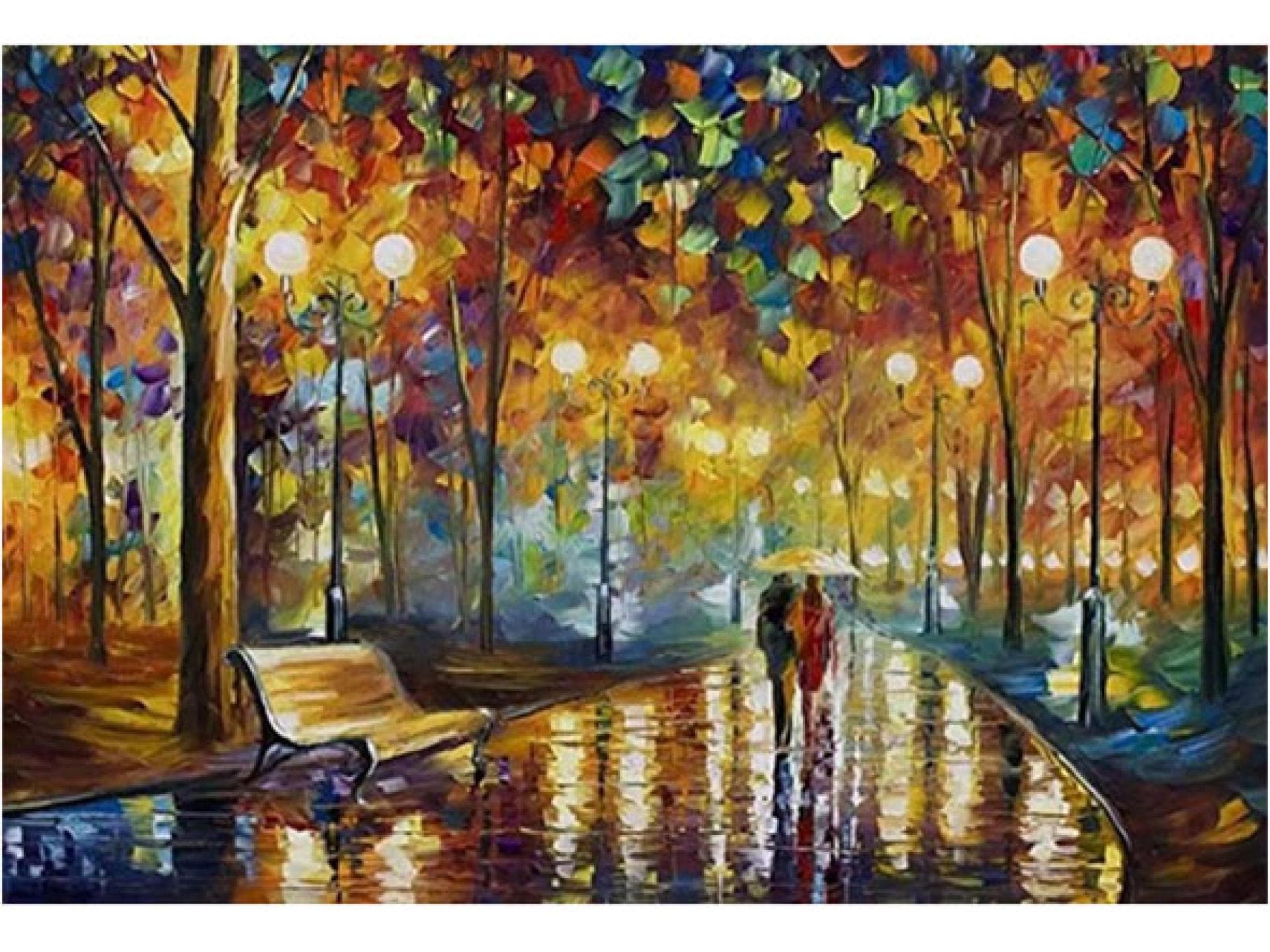 Rainy Night Street Puzzle Rainy Night Street Puzzle
