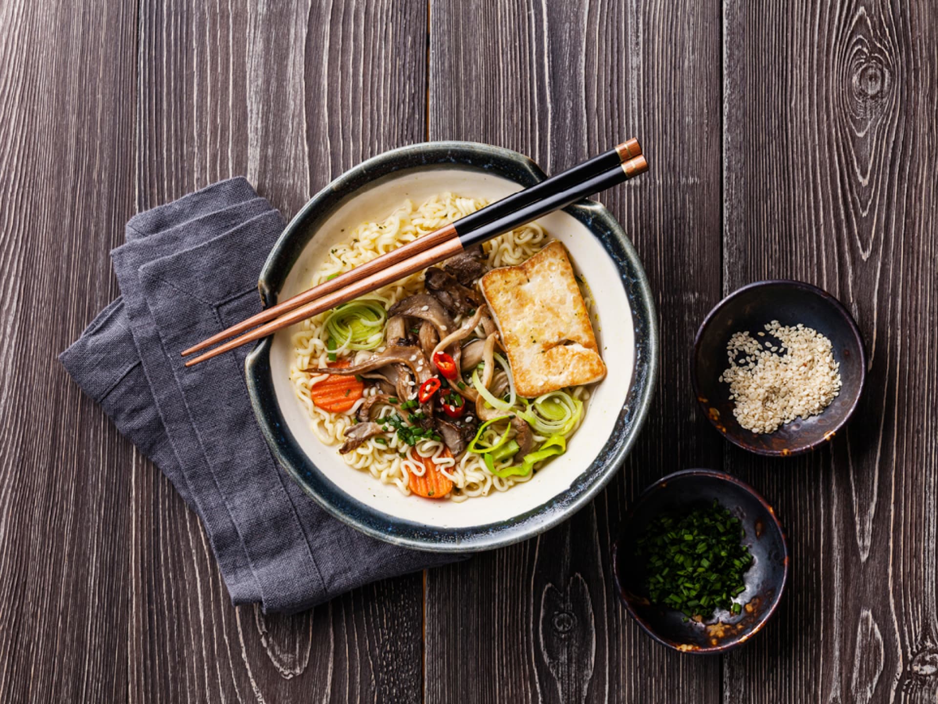 Japanische Nudelsuppe