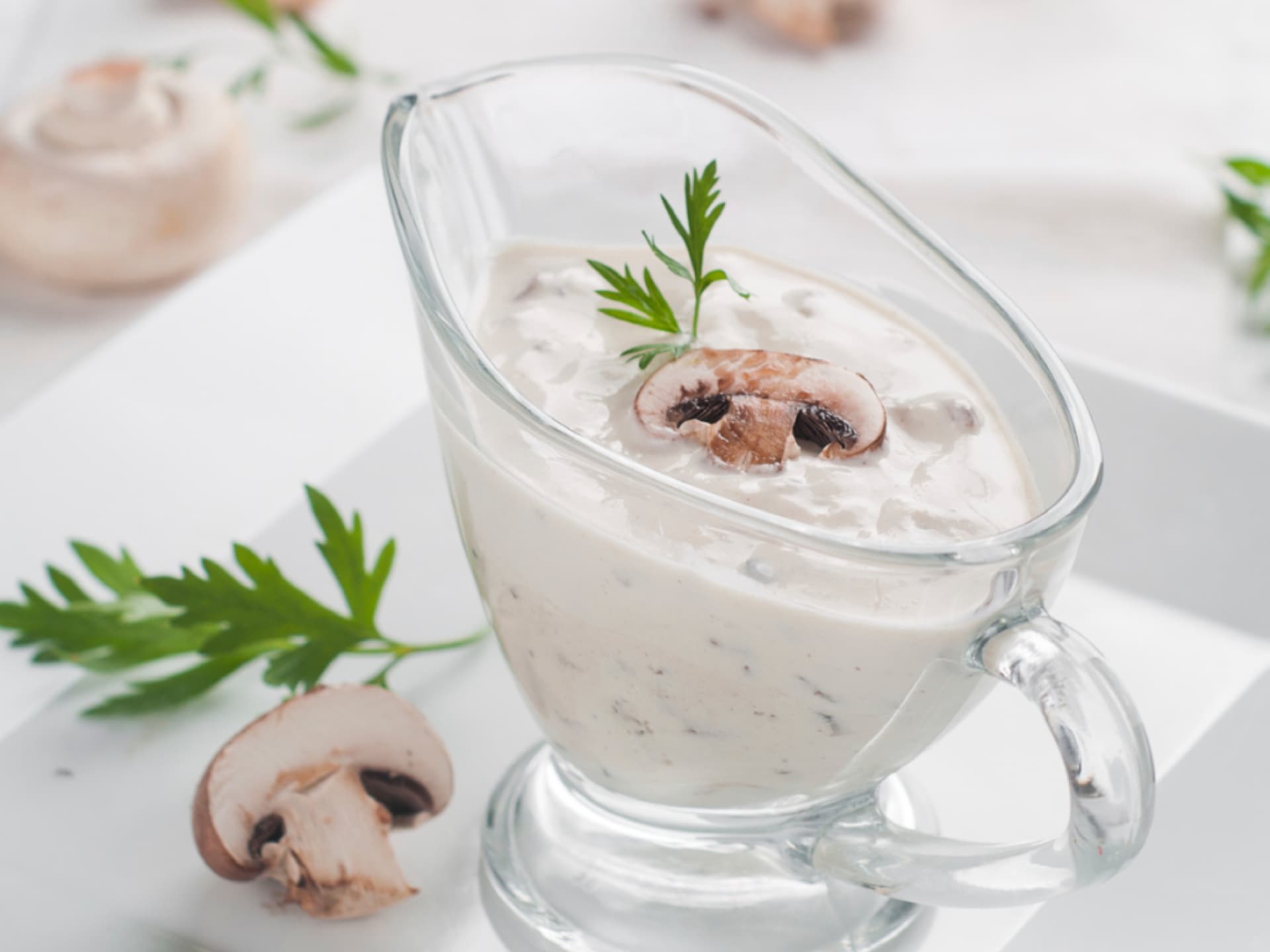 Champignon-Frischkaese-Creme