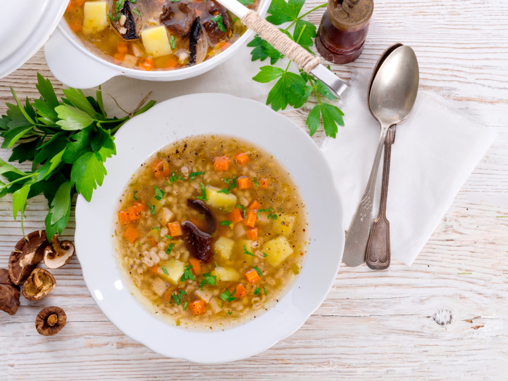 Polnische Graupensuppe