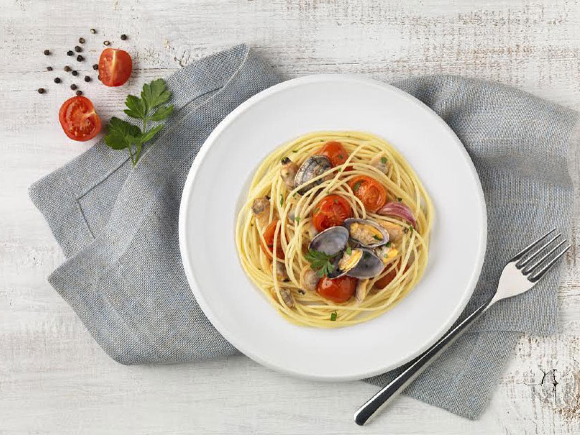 Rezept für glutenfreie Pasta mit Muscheln 