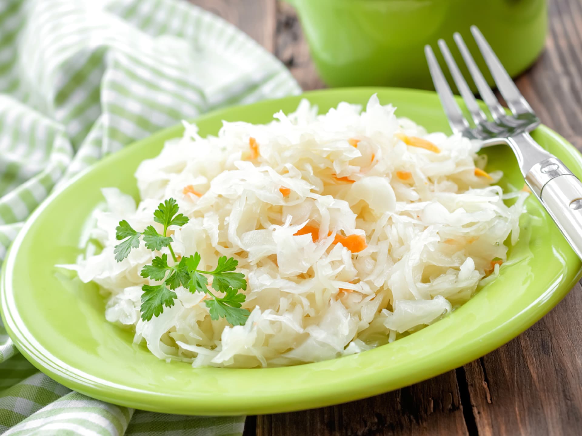 Selbst gemachter Krautsalat