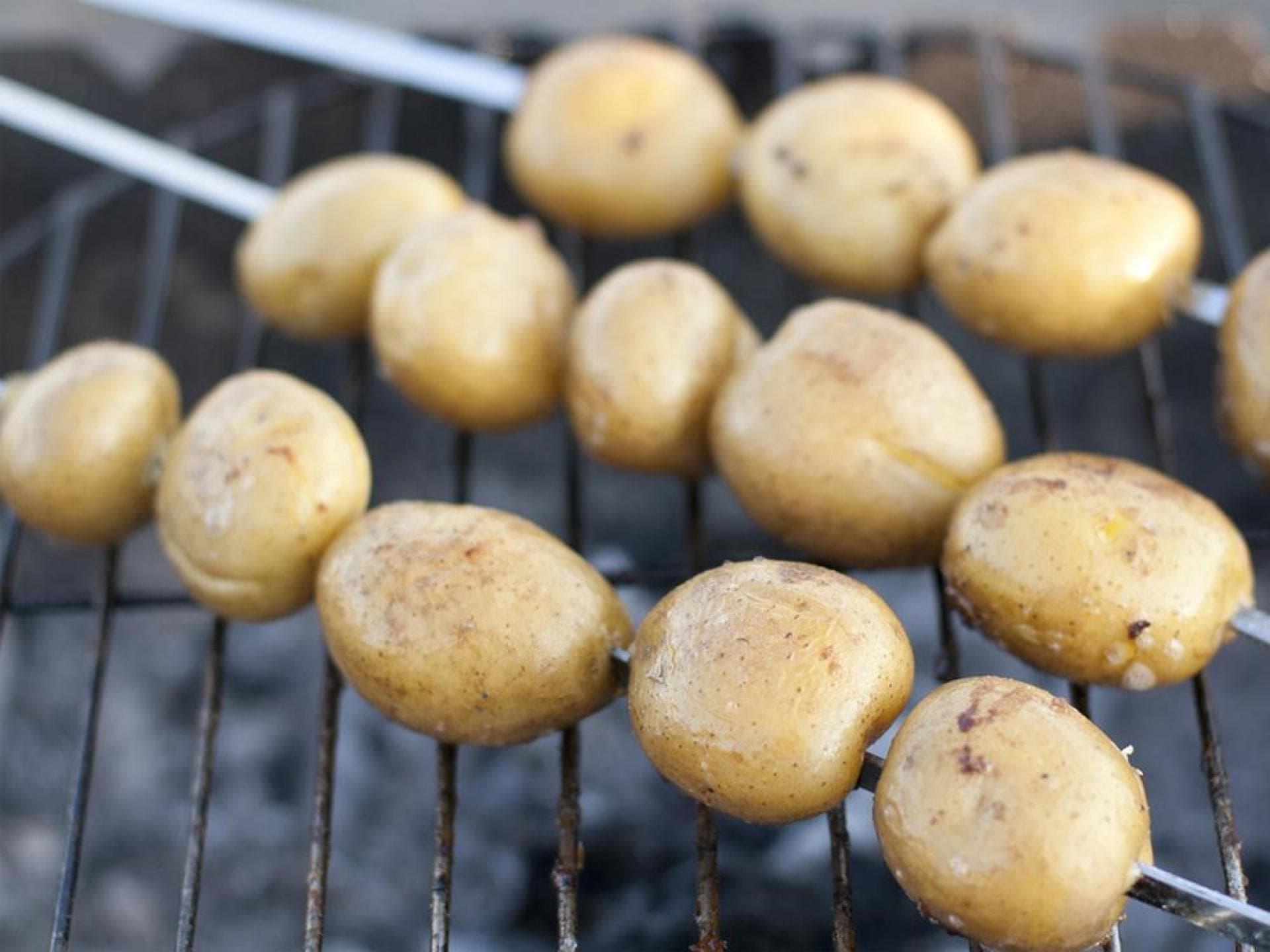 Rezept gegrillte Kartoffelspieße