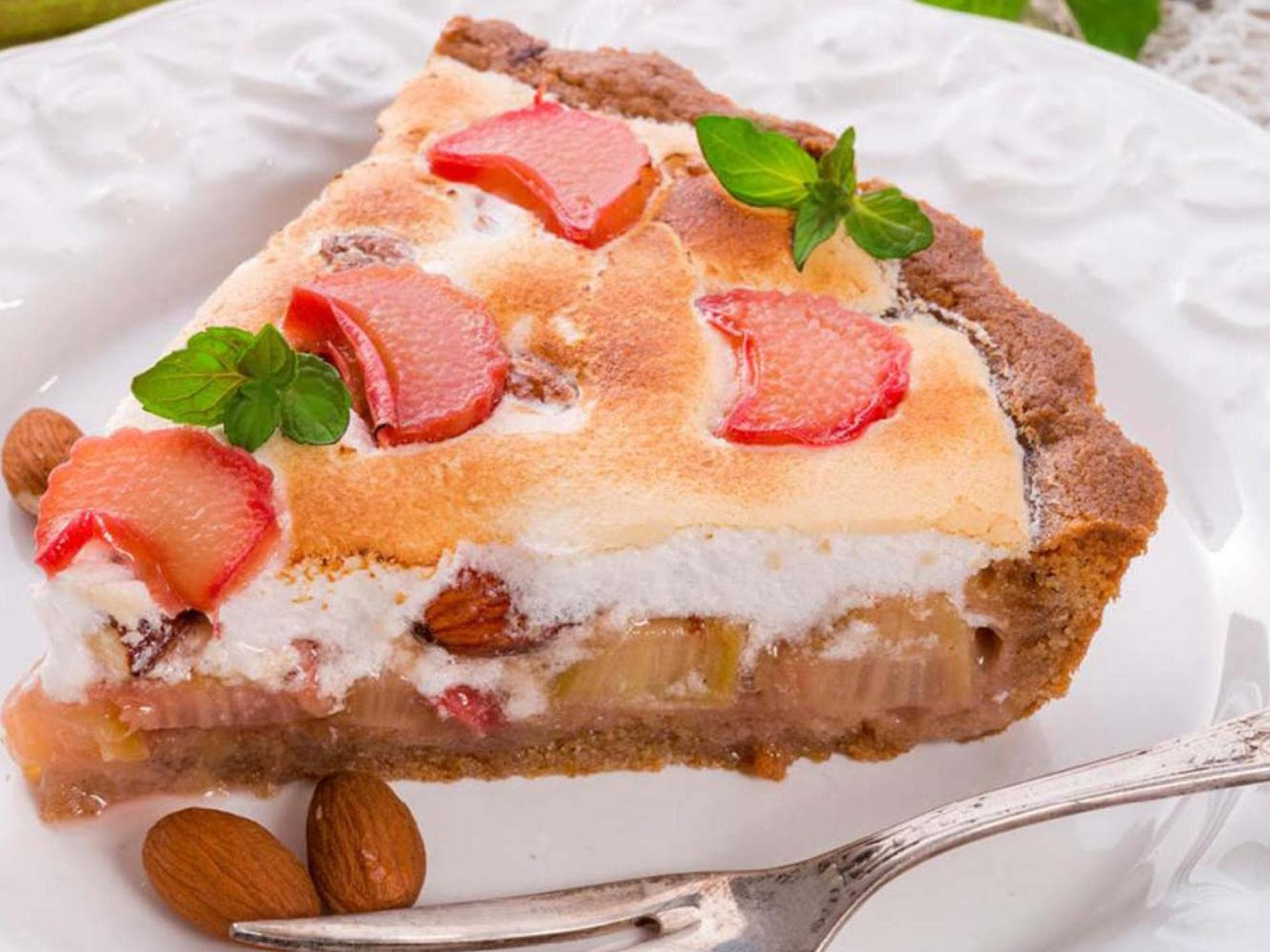 Rhabarber-Baiser-Kuchen