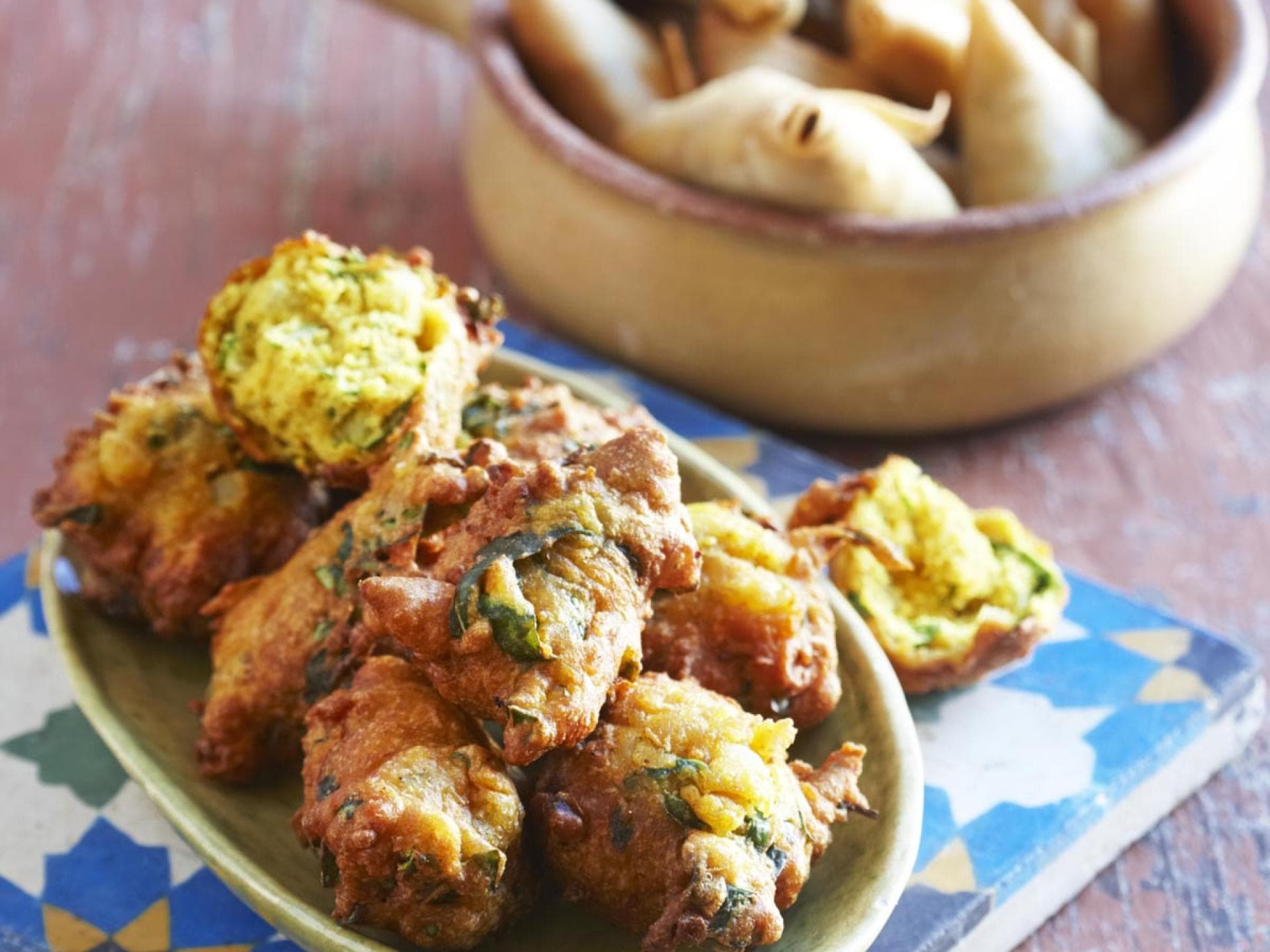 Samosas und Chili-Bites