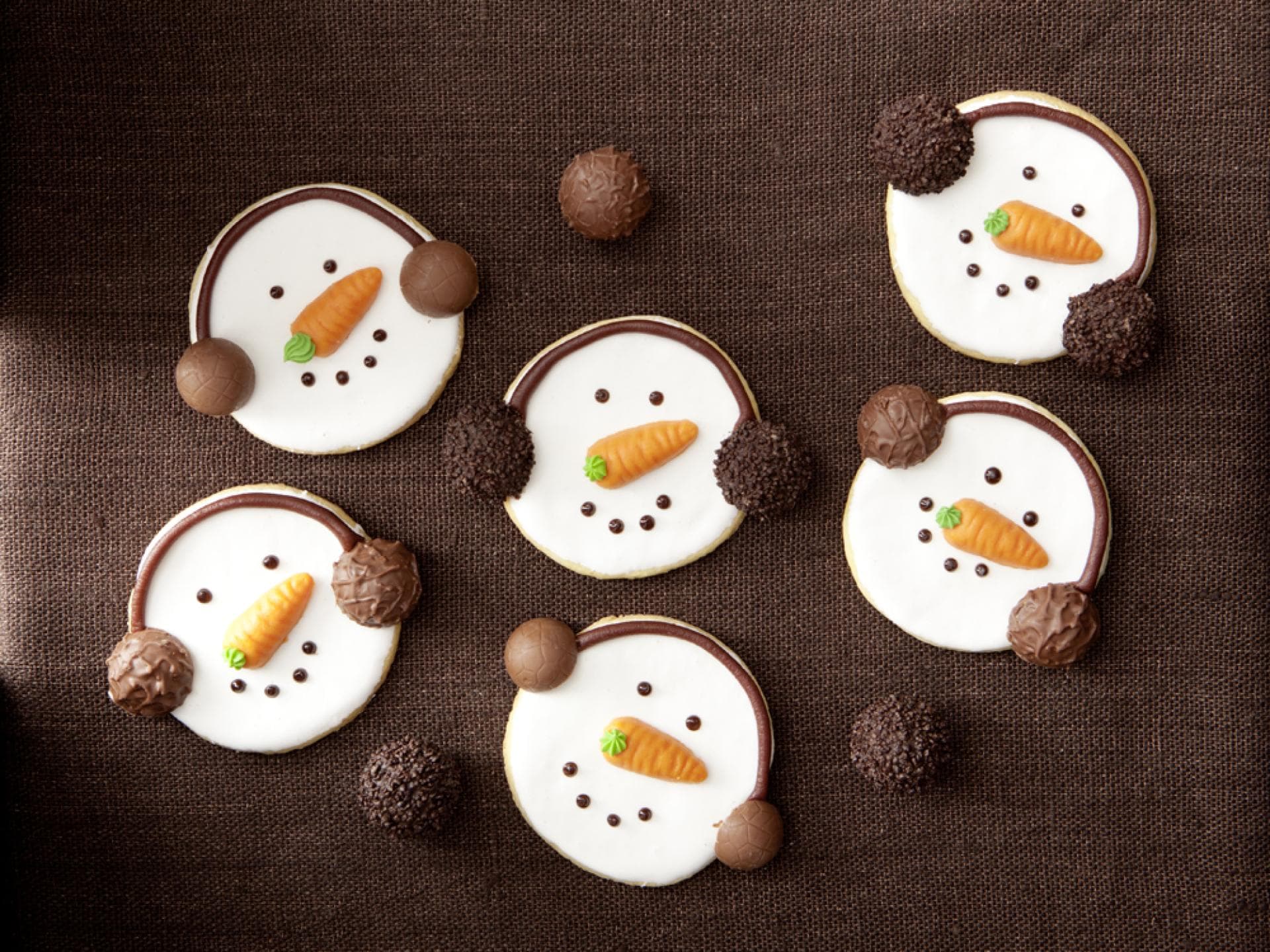 Schneemann-Kekse Schneemann-Kekse