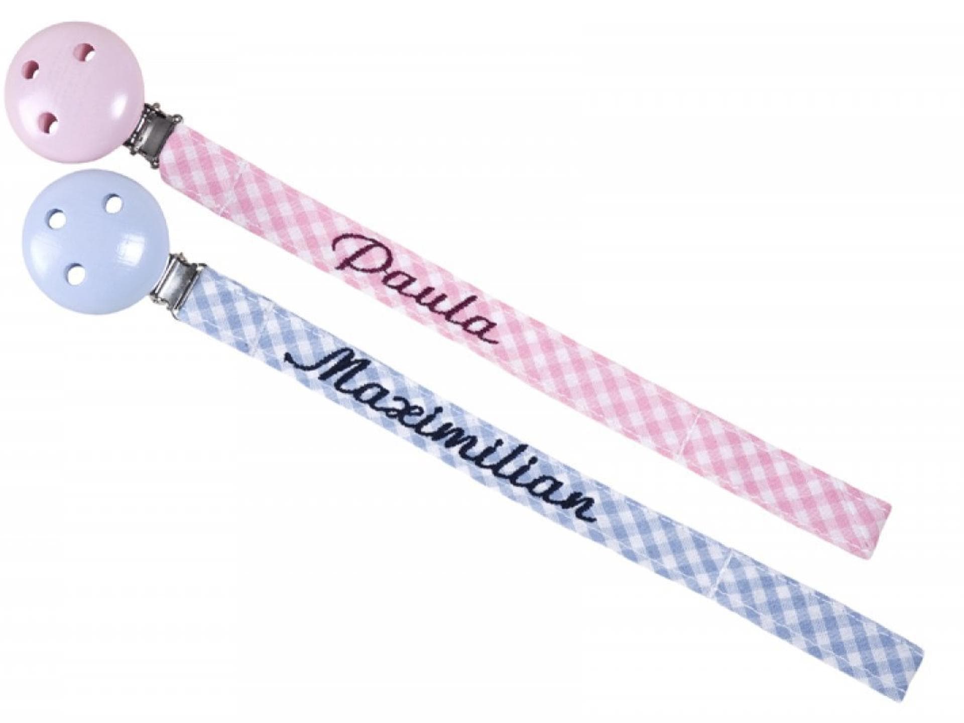 Schnullerkette mit Wunschnamen