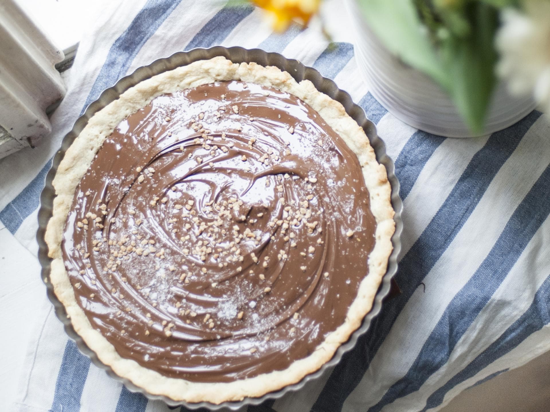 Schokotarte mit fleur de Sel