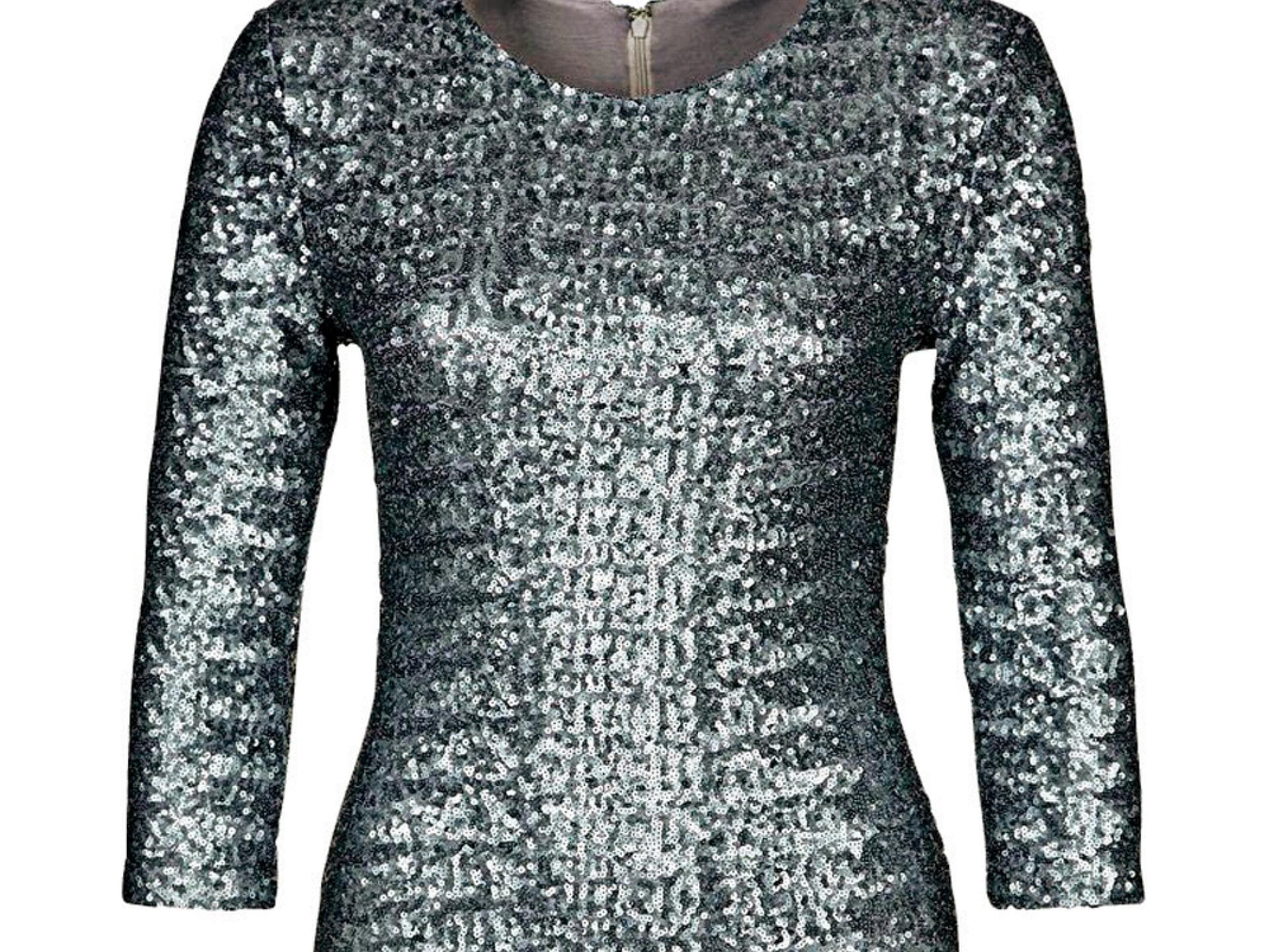 Silber Pailettenkleid TFNC Silber Pailettenkleid TFNC