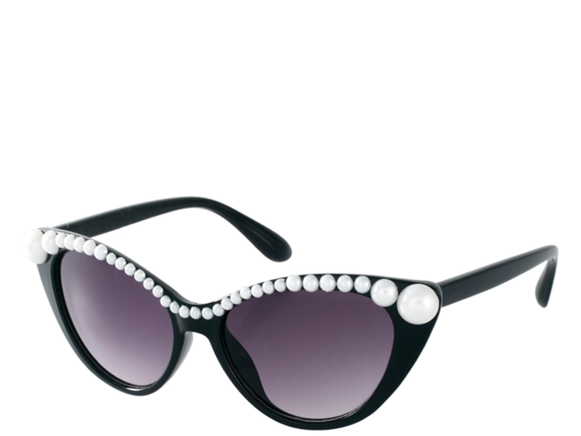 Perlenverzierte Sonnenbrille