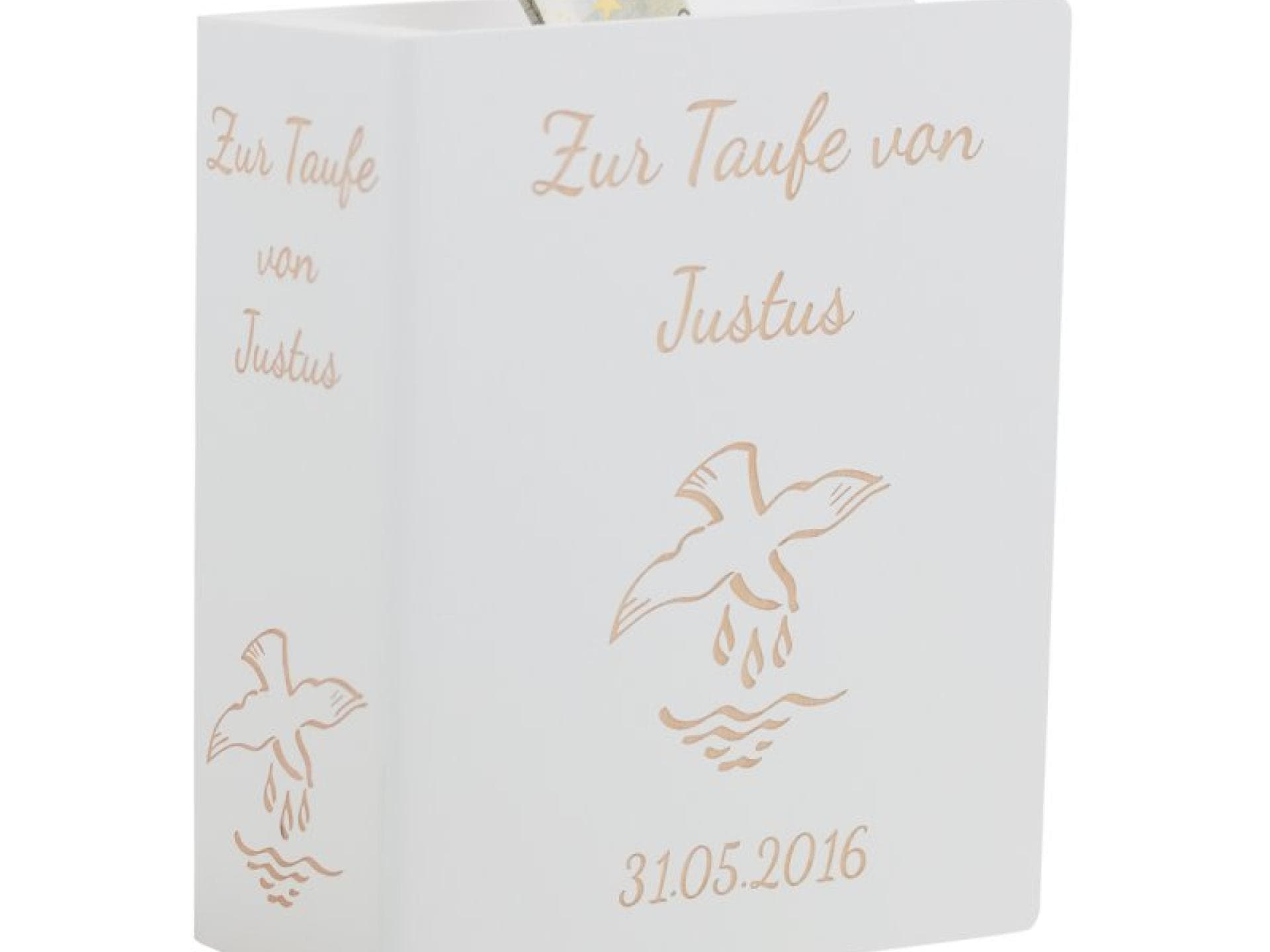 Sparbuch zur Taufe