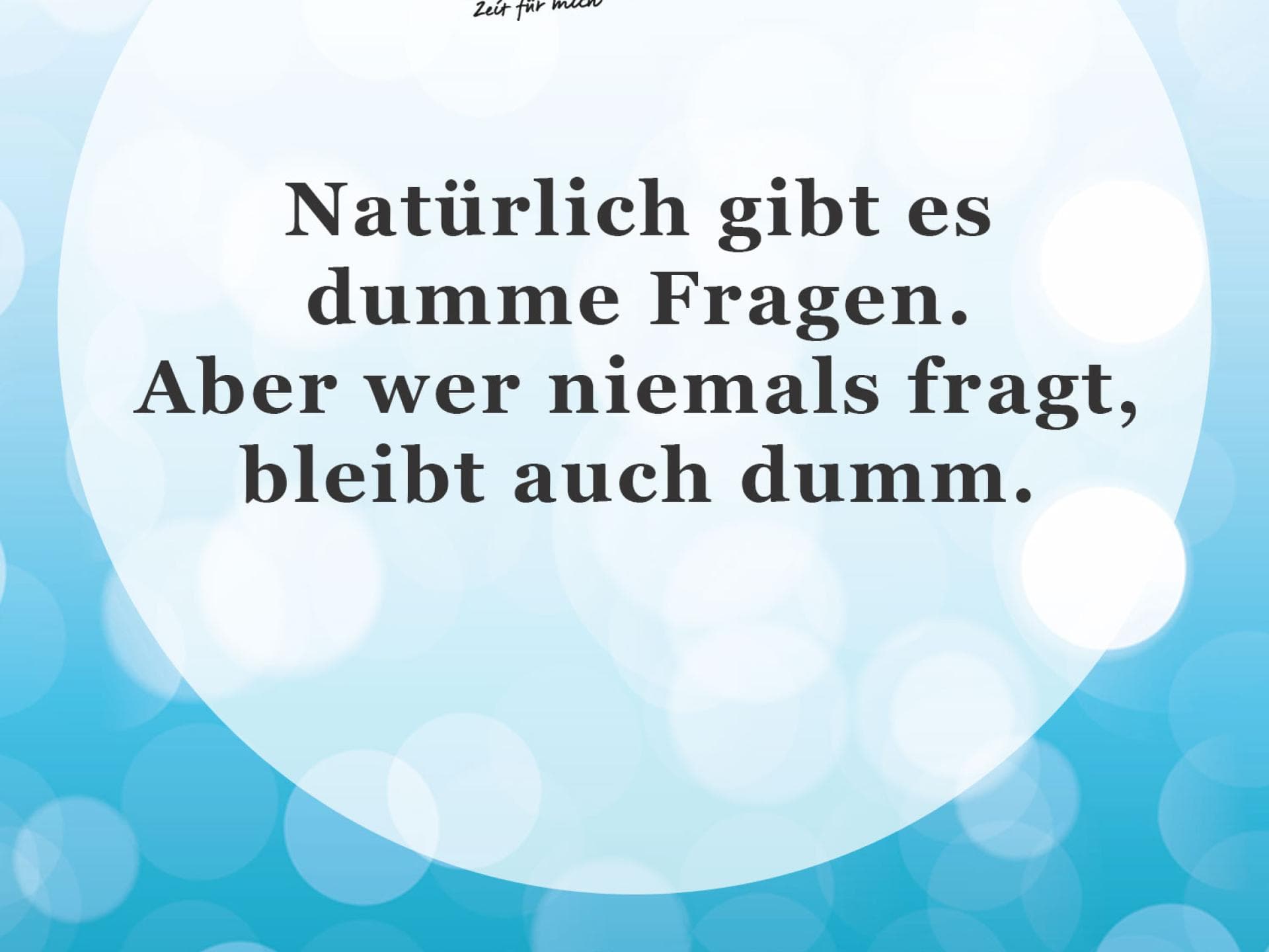 Spruch des Tages für den März