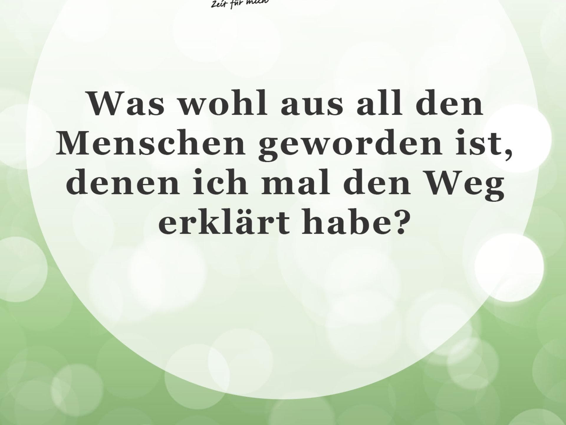 Spruch des Tages für den März
