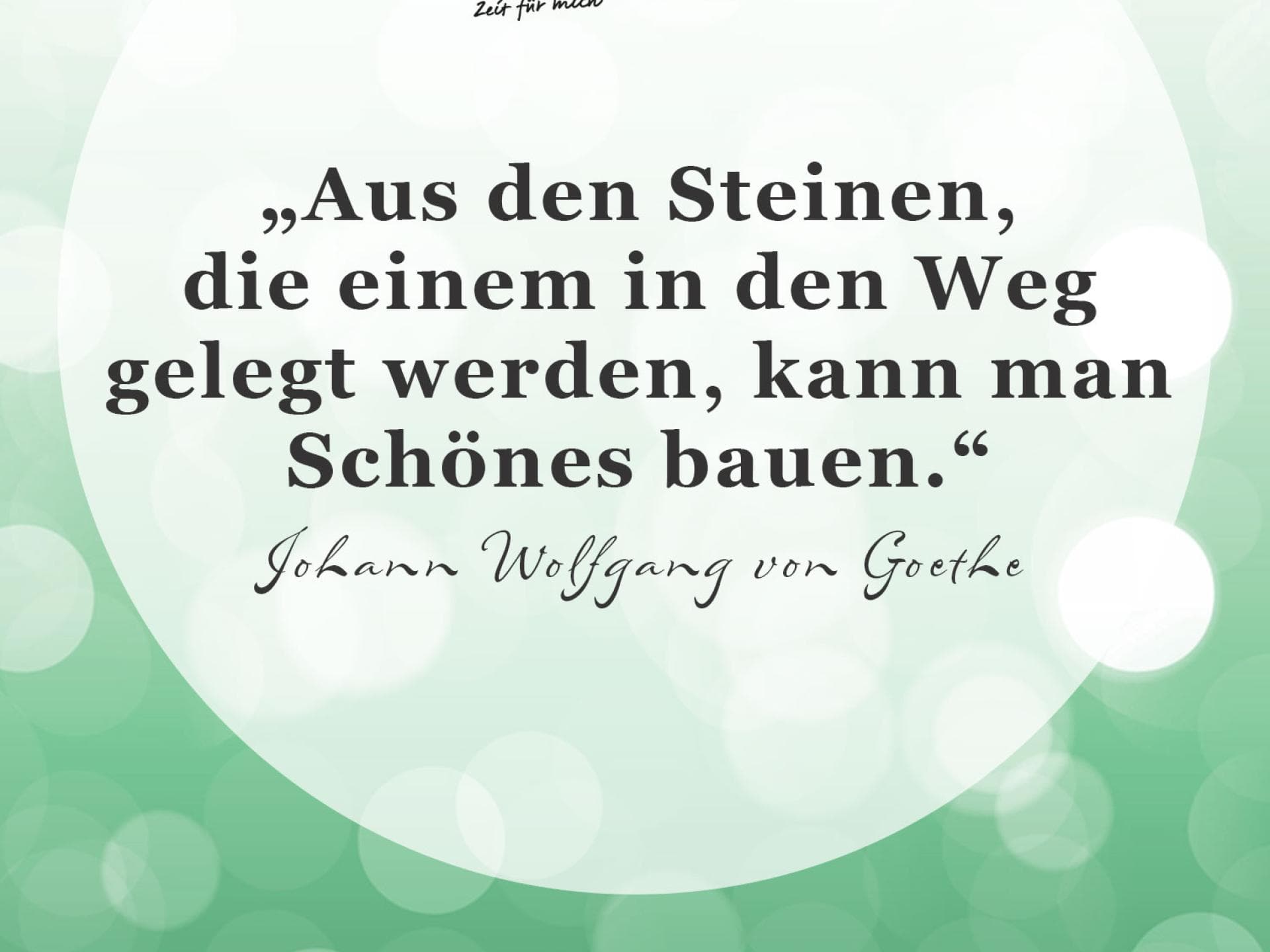 Unser Spruch des Tages für den 15. März