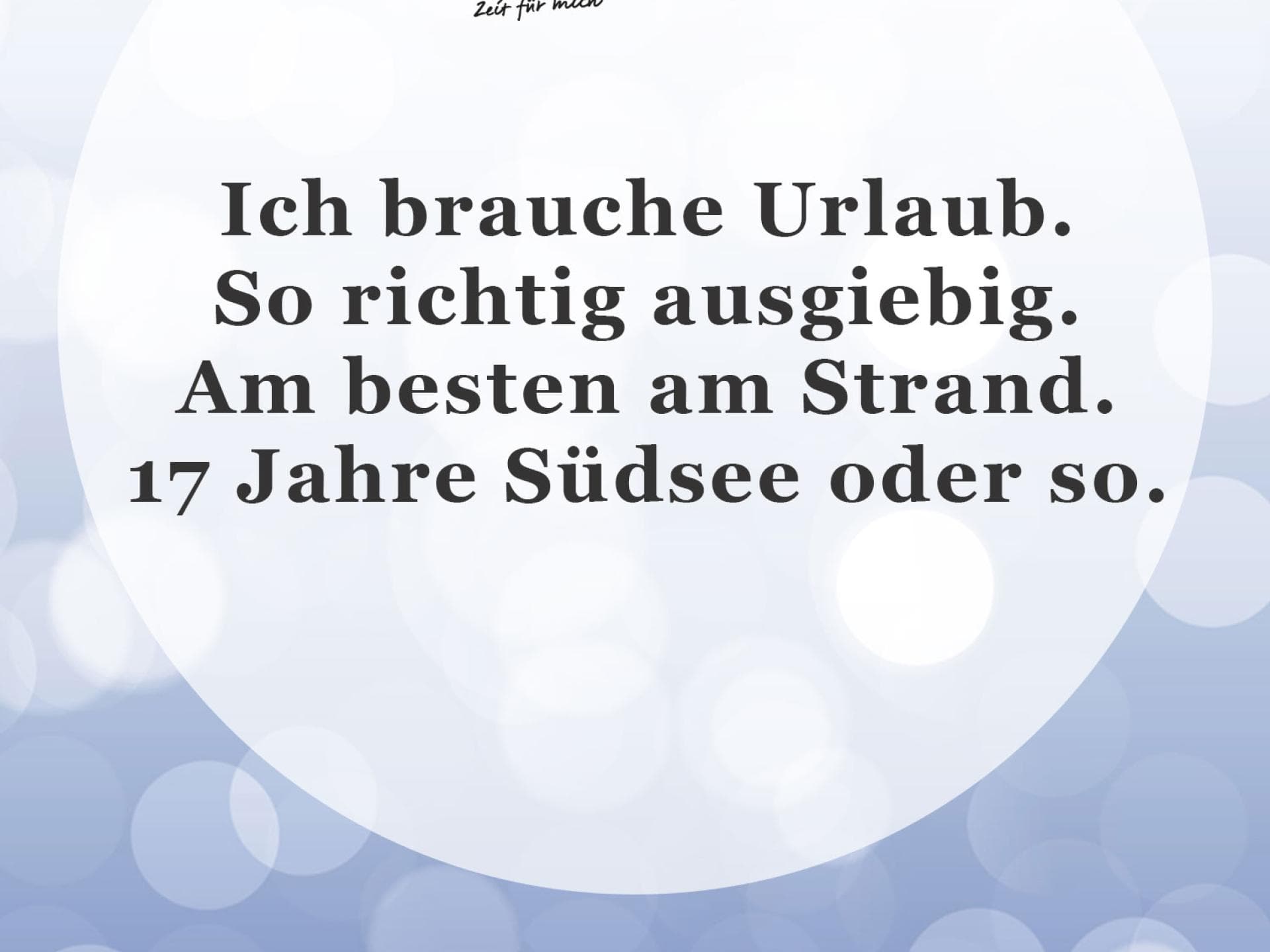 Spruch des Tages für den 17. März