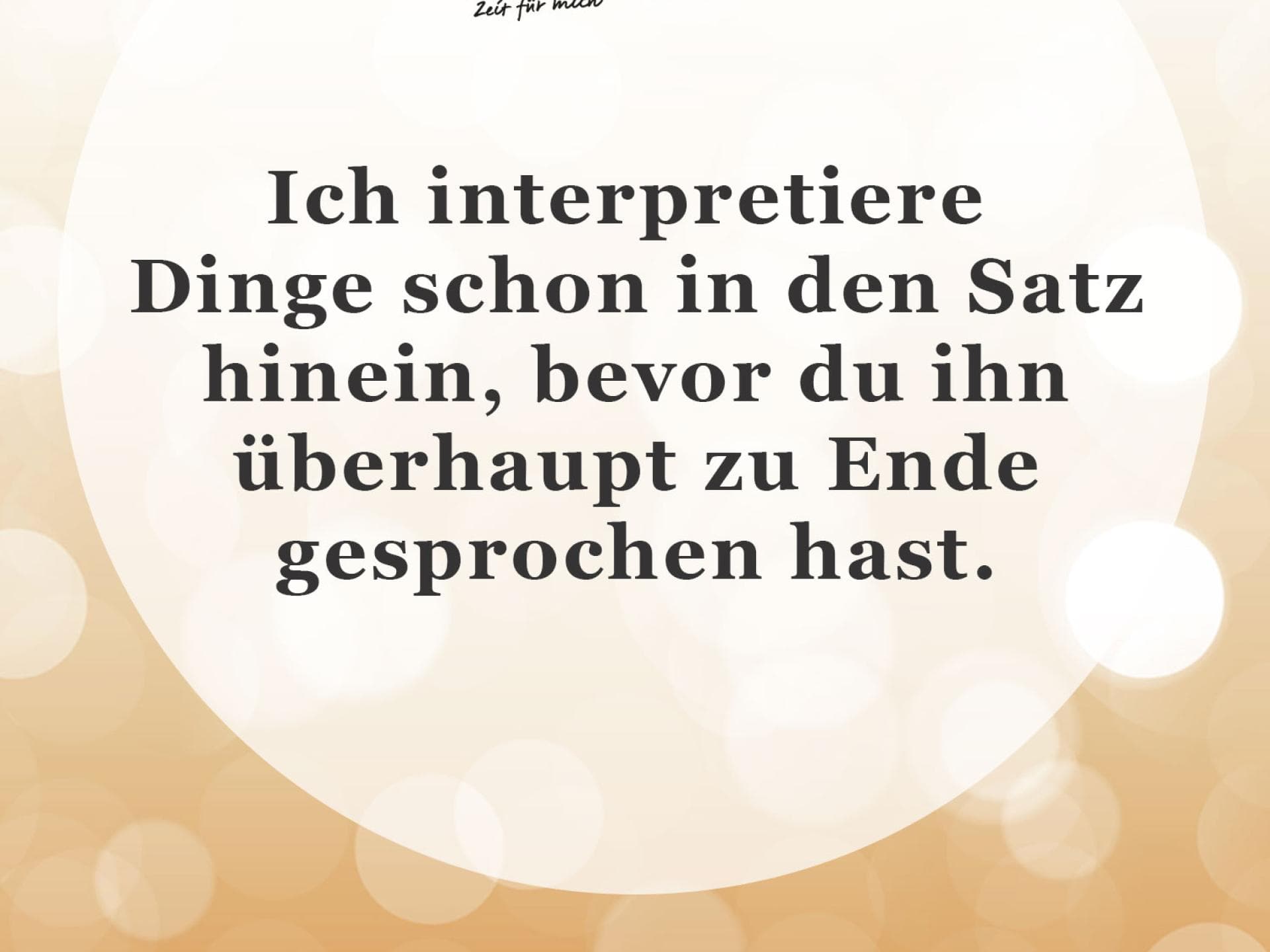Unser Spruch des Tages für den 19. Februar 