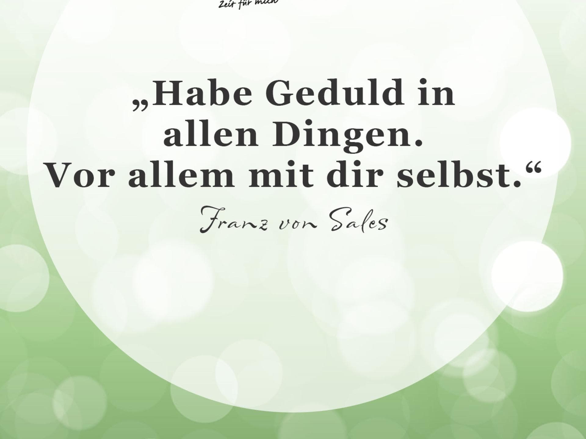 Unser Spruch des Tages für den 20. Februar 