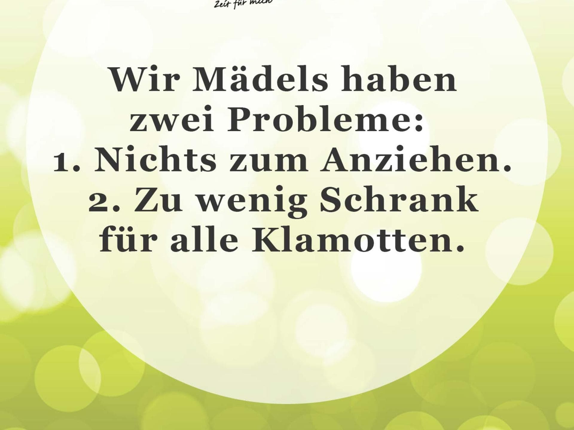 Unser Spruch des Tages für den 23. September