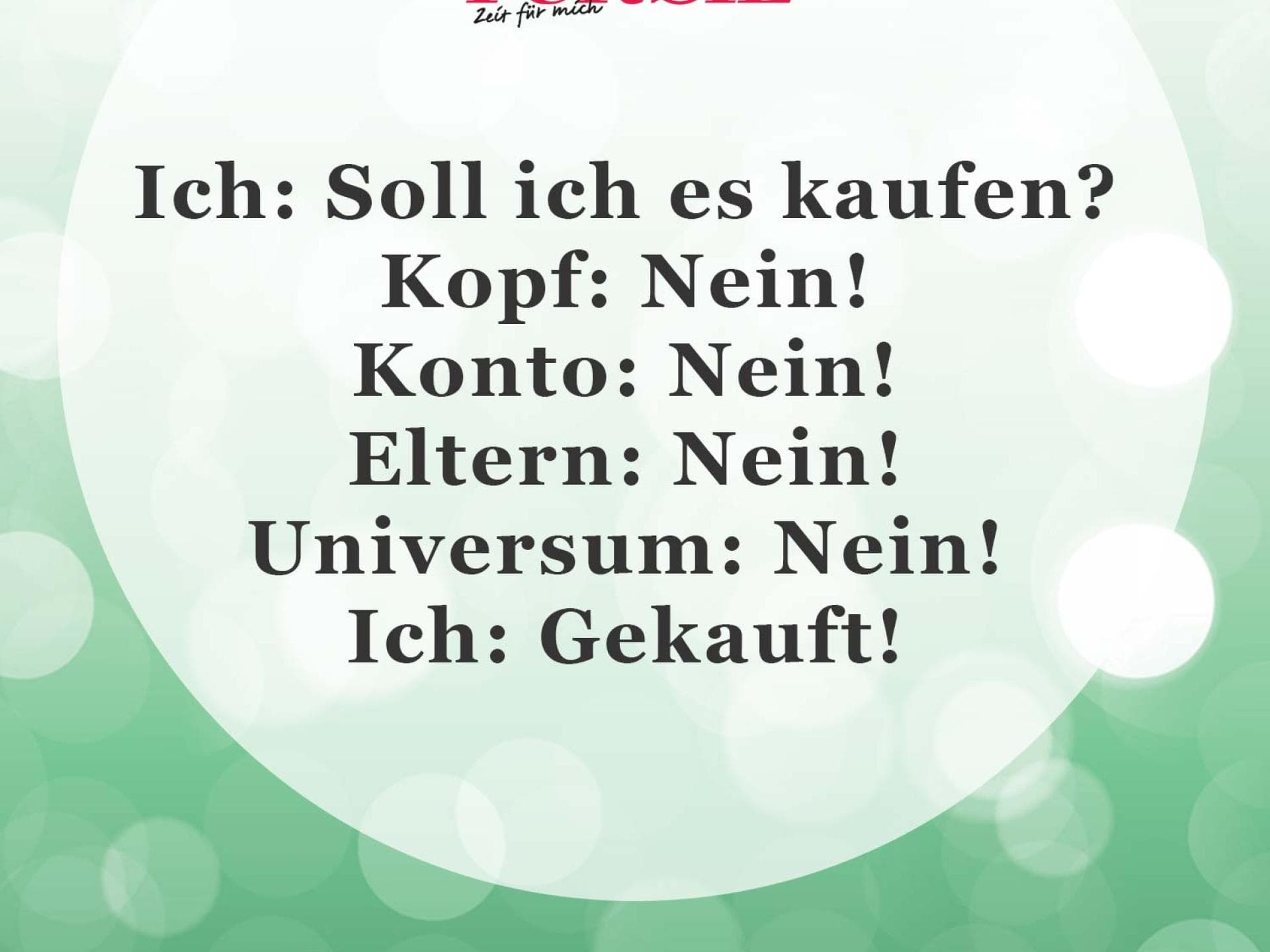 Unser Spruch des Tages für den 27. September  