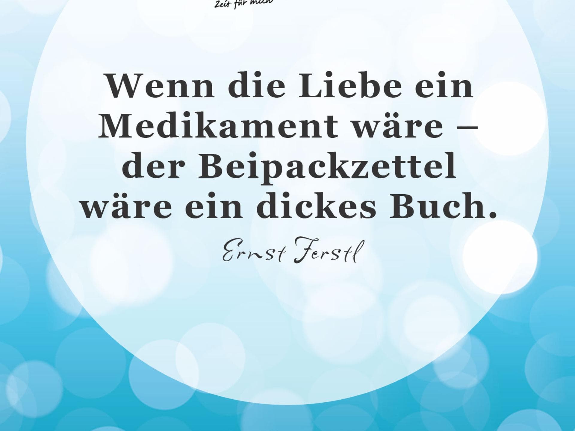 Spruch des Tages für den Februar 
