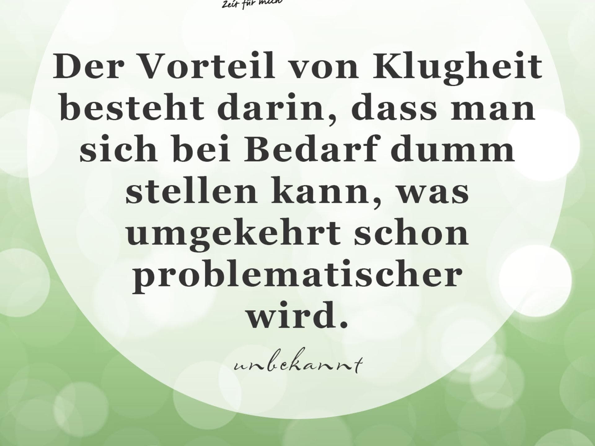 Spruch des Tages für den Februar 