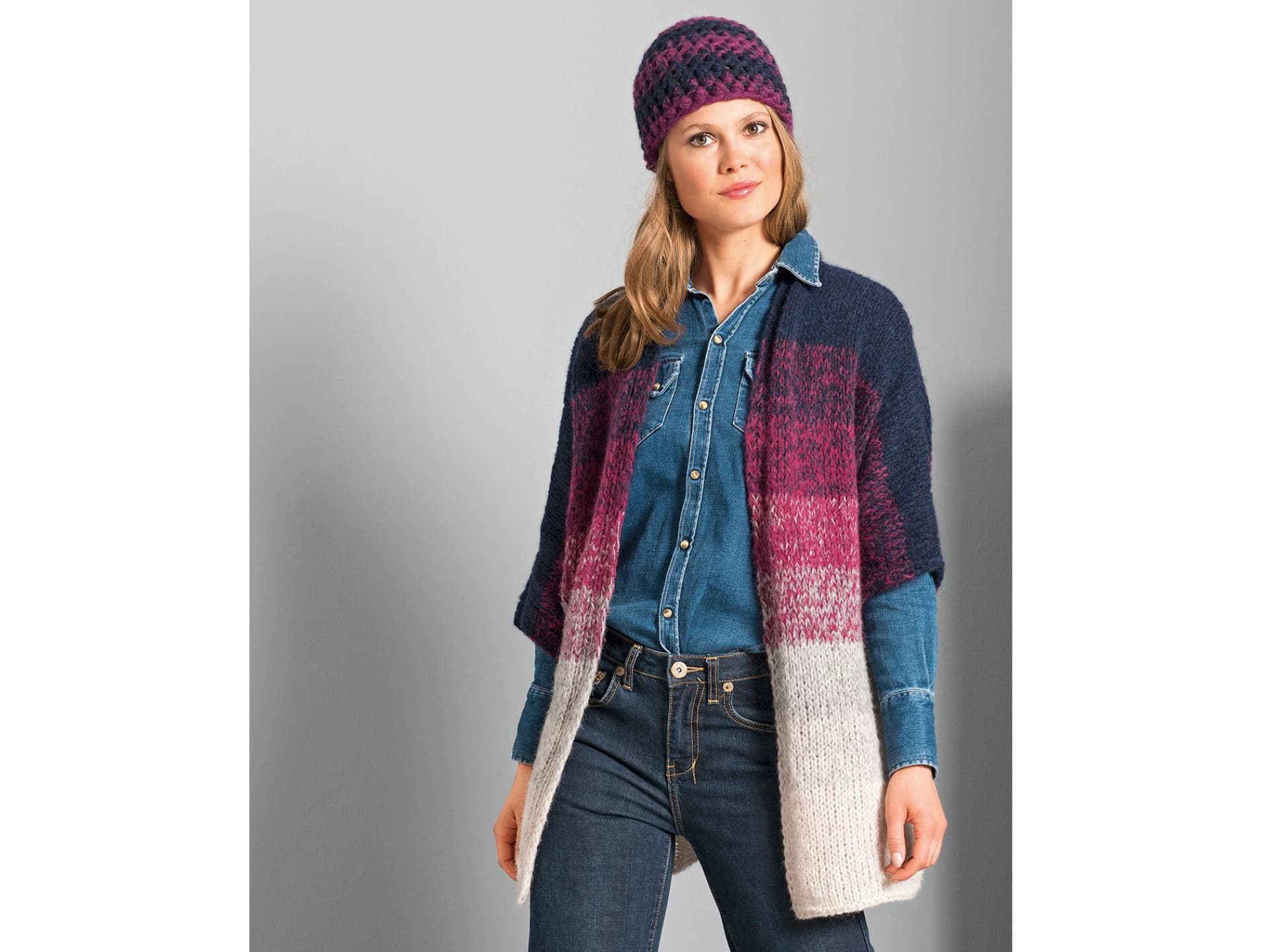 Strickanleitung Kimono und Mütze Ausgabe 05/2017