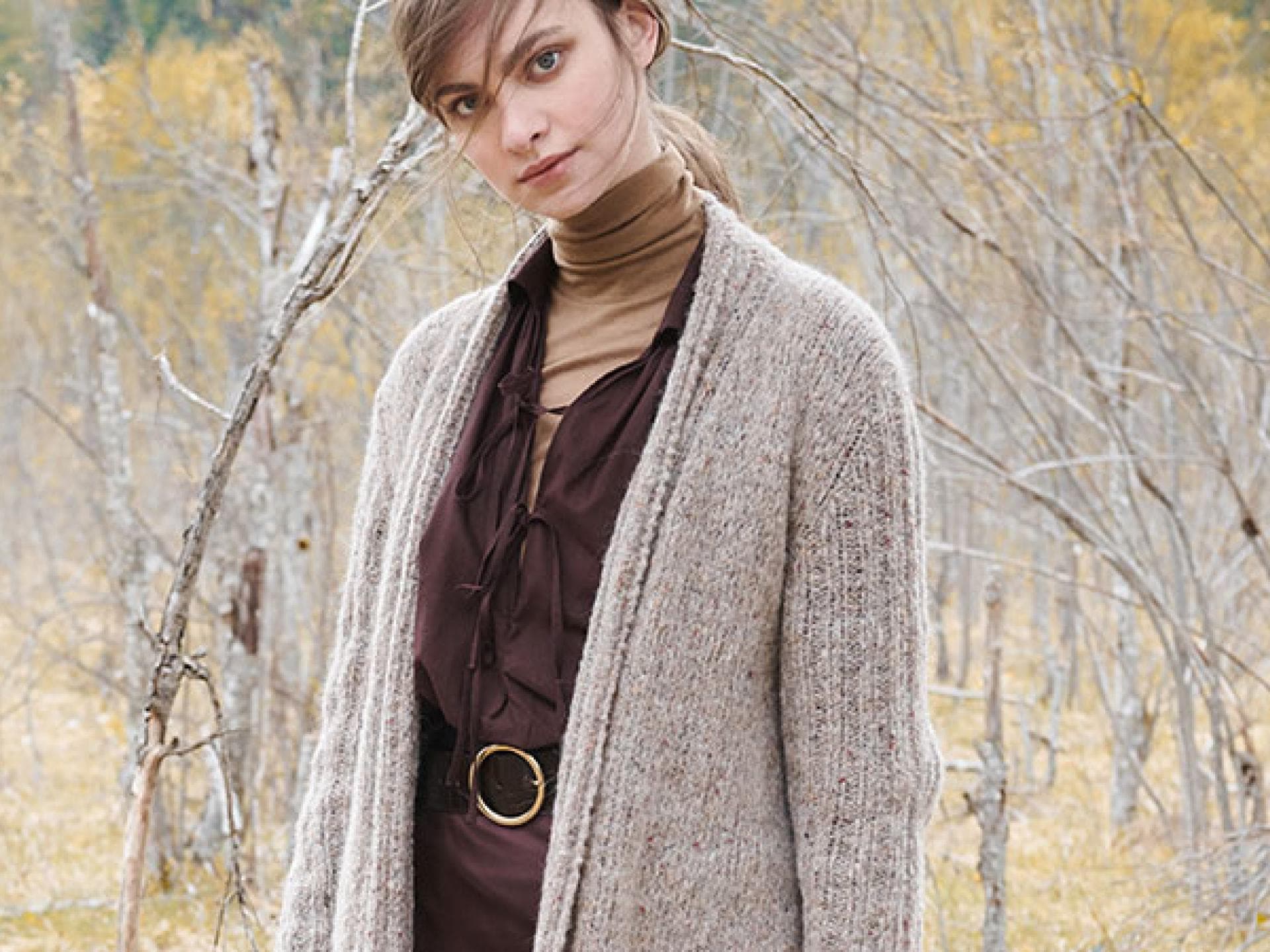 Strickanleitung lange Strickjacke A-Linie