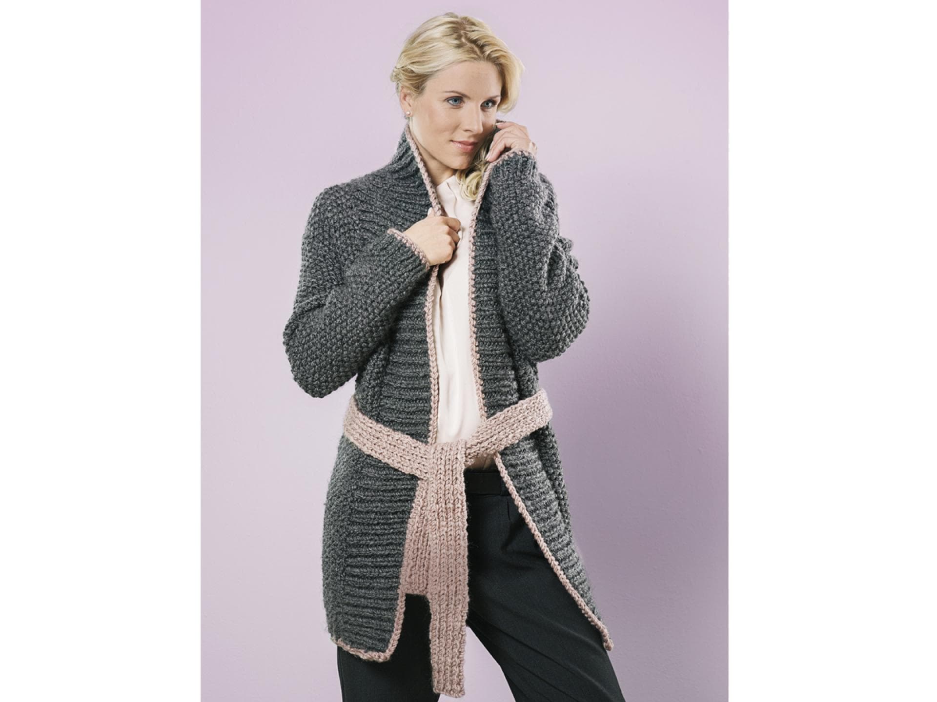 Perlmuster-Cardigan